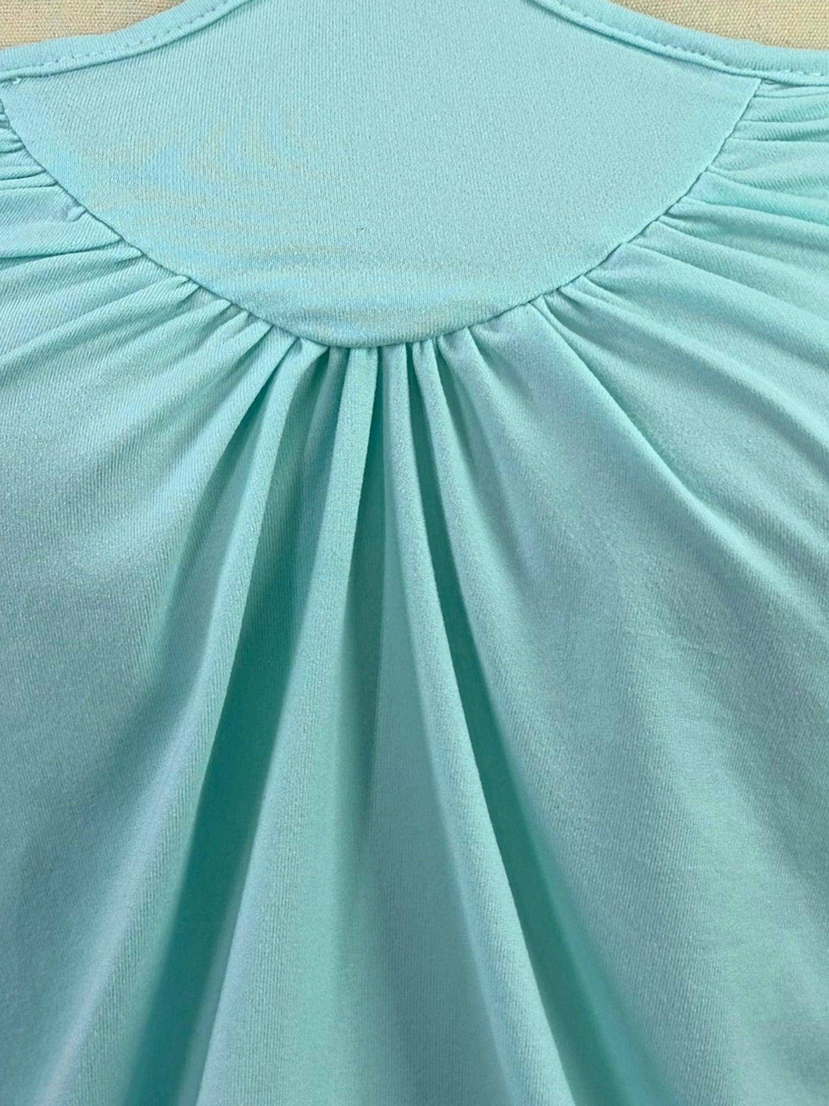 Aqua Halter Neck Fitted Waist Top | HT67 - view 5