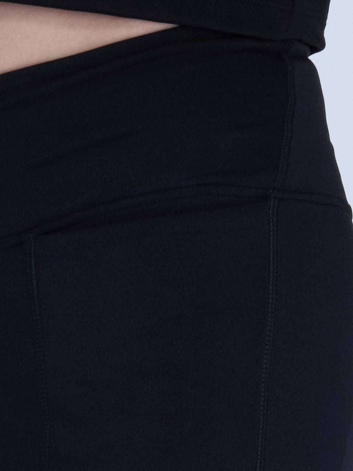 Black Hourglass Booty Shorts - view 5