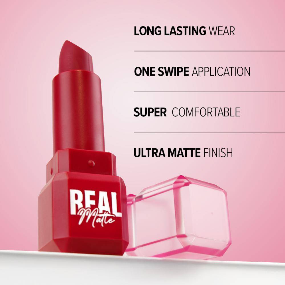 Real Matte Lipstick Long Lasting & Enriched | L12 - view 3