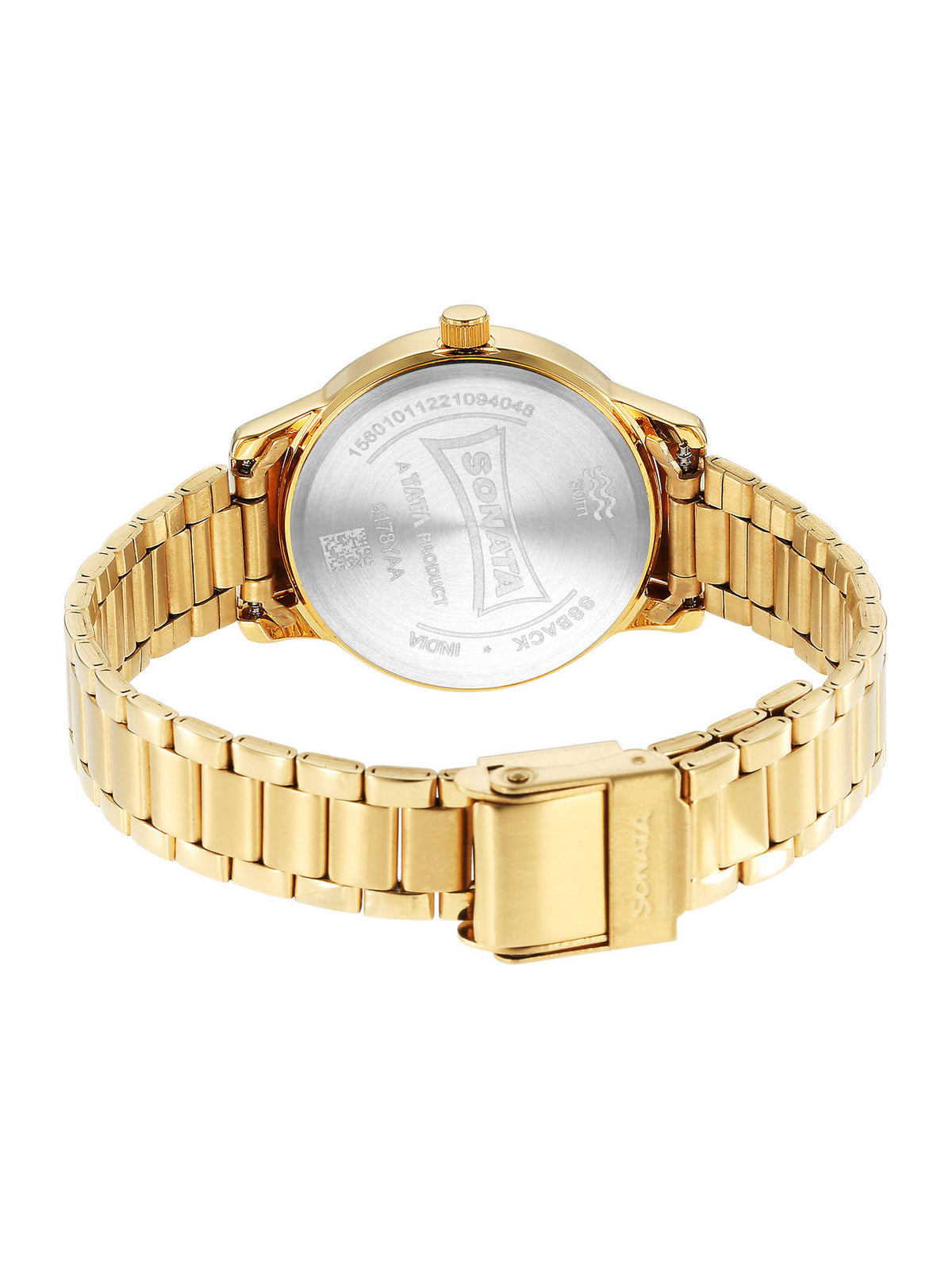 Classic Gold 8178YM01 White Dial Analog watch for Women | W92 - view 4