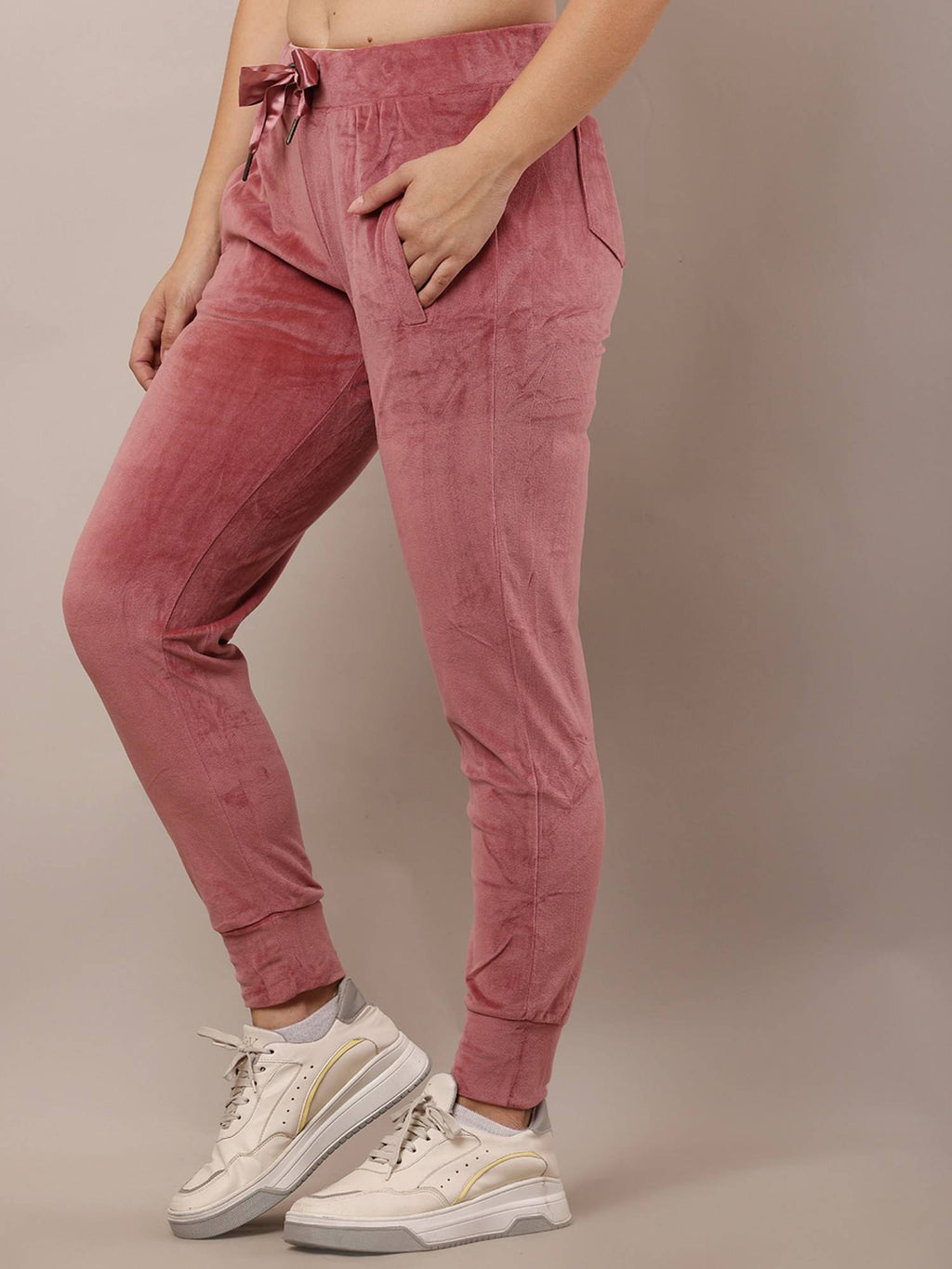 Women's Polyester Soft and Warm Joggers | WJ89 - view 2