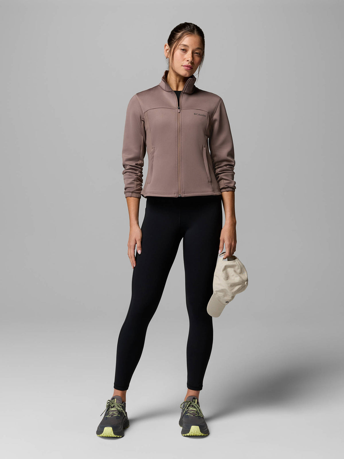 Women Mauve Omni-Shade Sloan Crest Spacer Hiking Trekking Softshell Jacket | JK12 - view 4