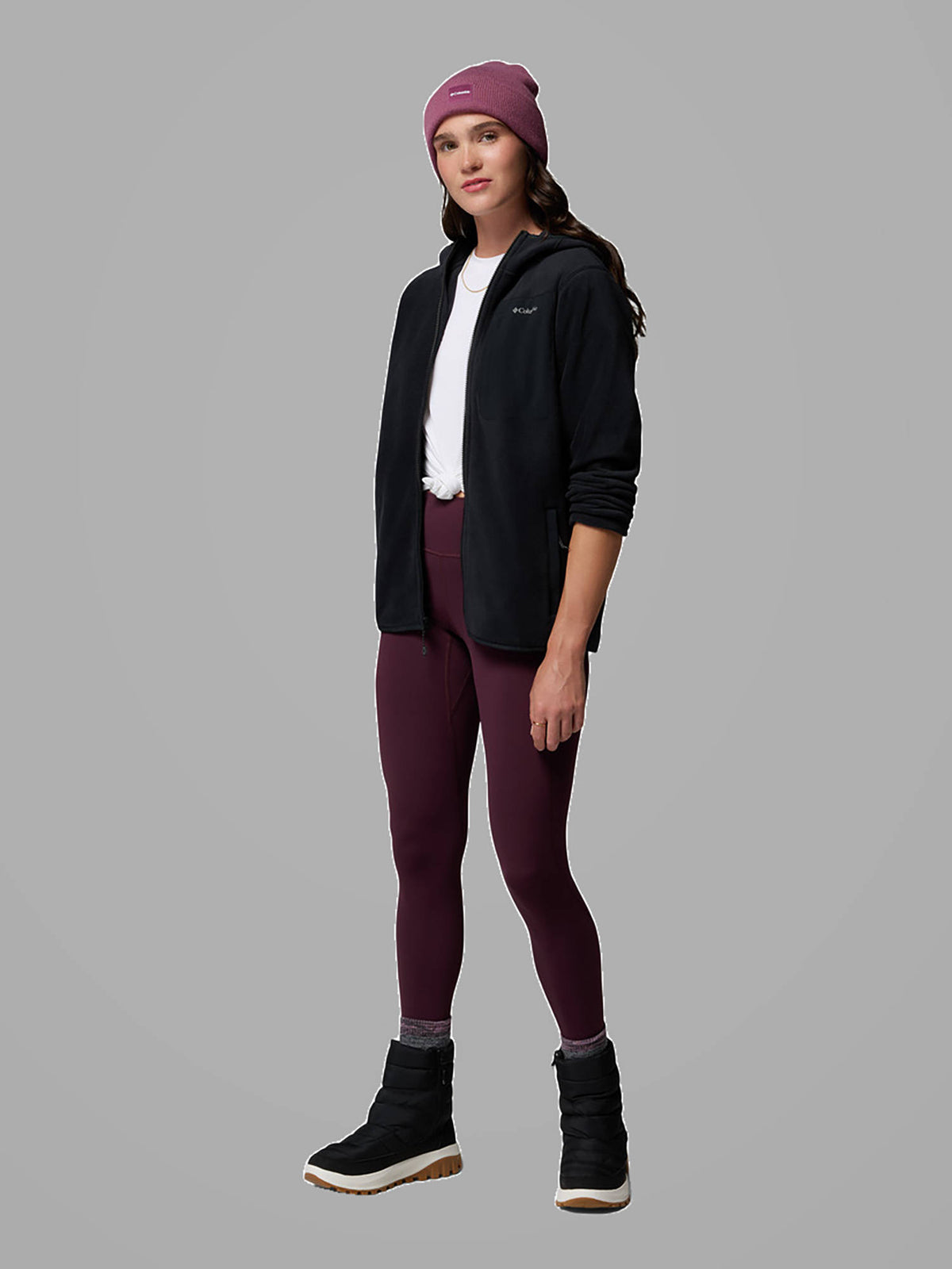 Women Black MTR Pacific Arch 200 Hiking Trekking Fleece Jacket | JK12 - view 5