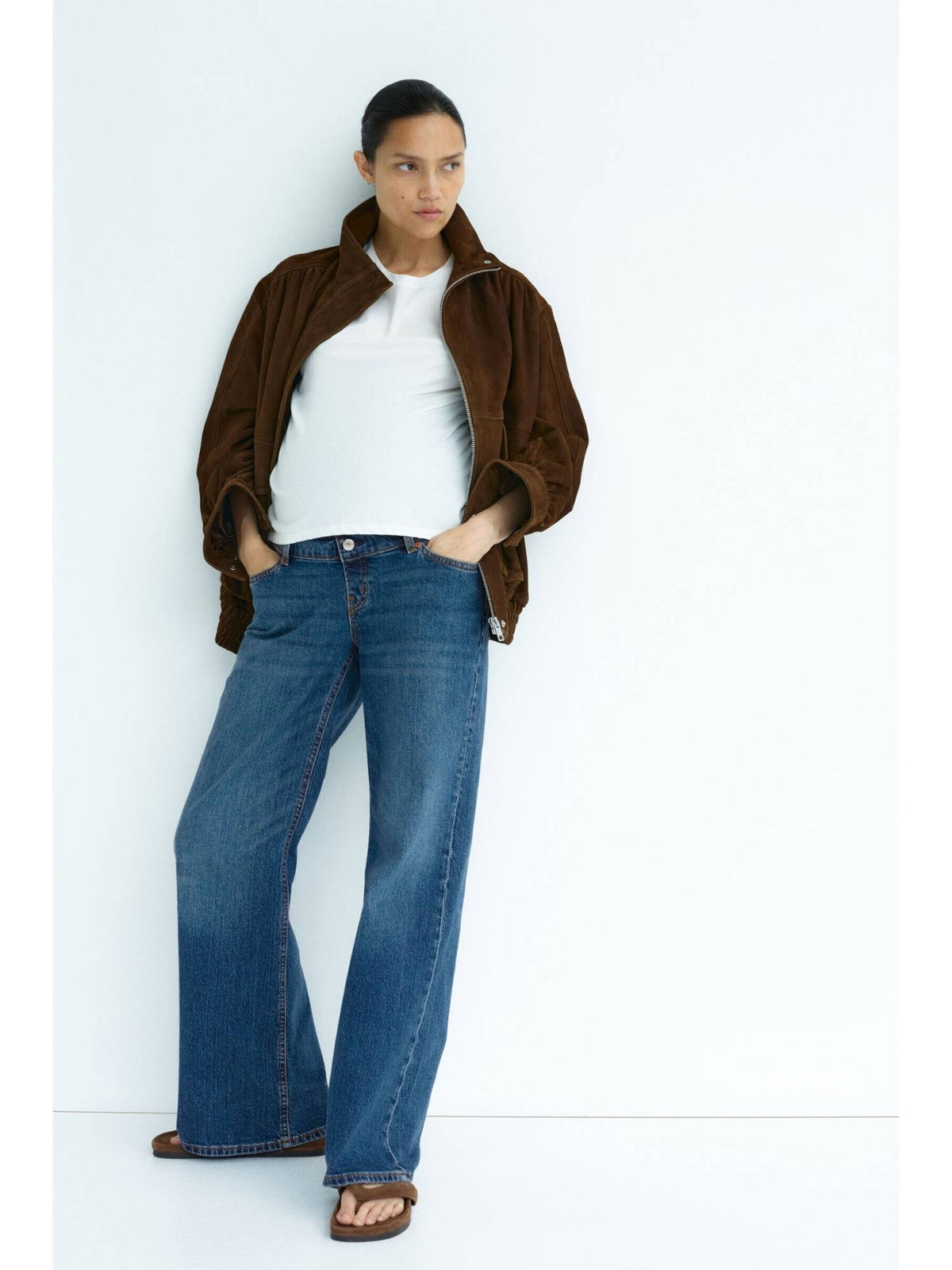 Women Blue Mama Wide Jeans | RF89 - view 1