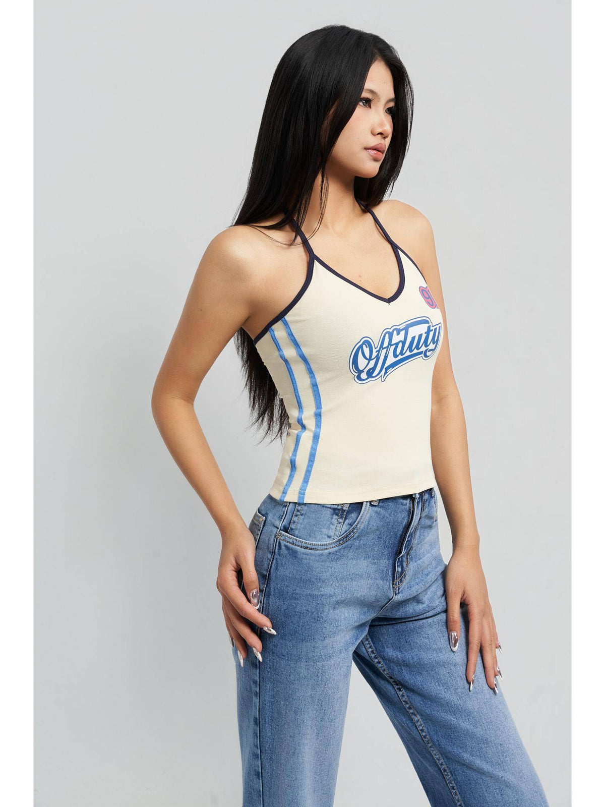 Era Tie Up Halter Top - Butter Yellow | HT67 - view 4