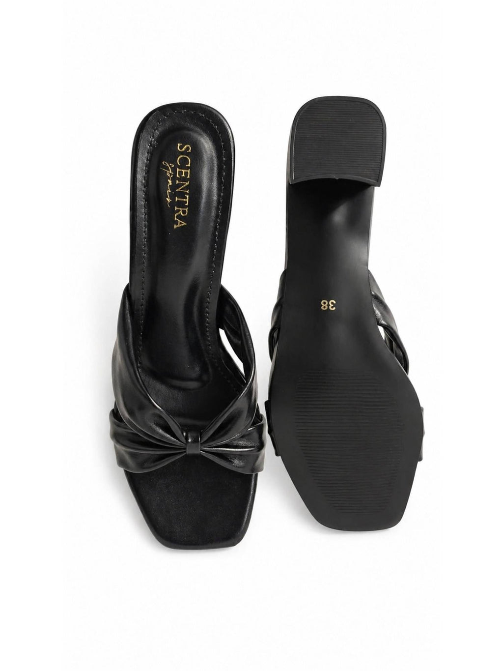 Womens Grey Block Heels | H78 - view 13