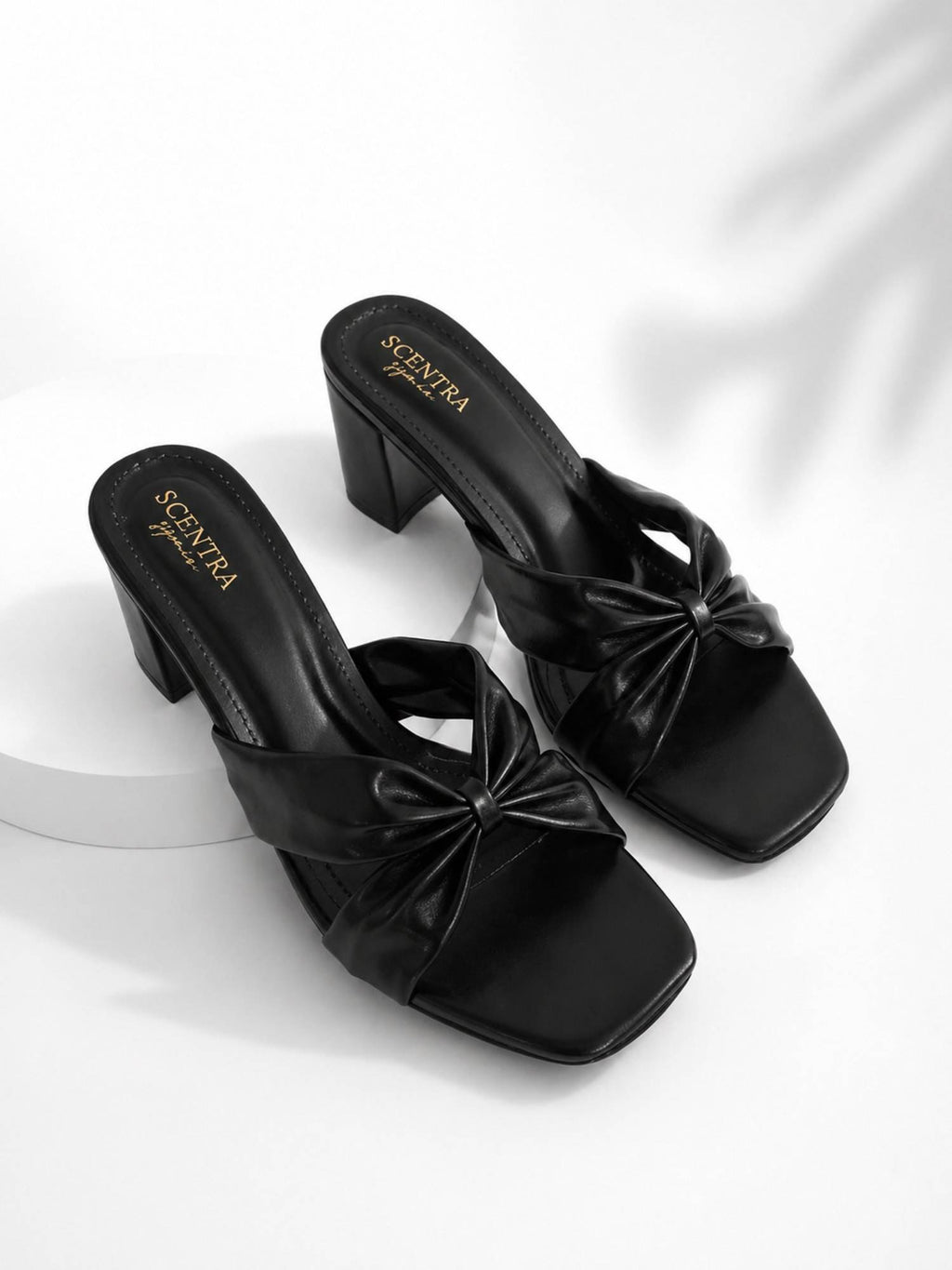 Womens Grey Block Heels | H78 - view 14