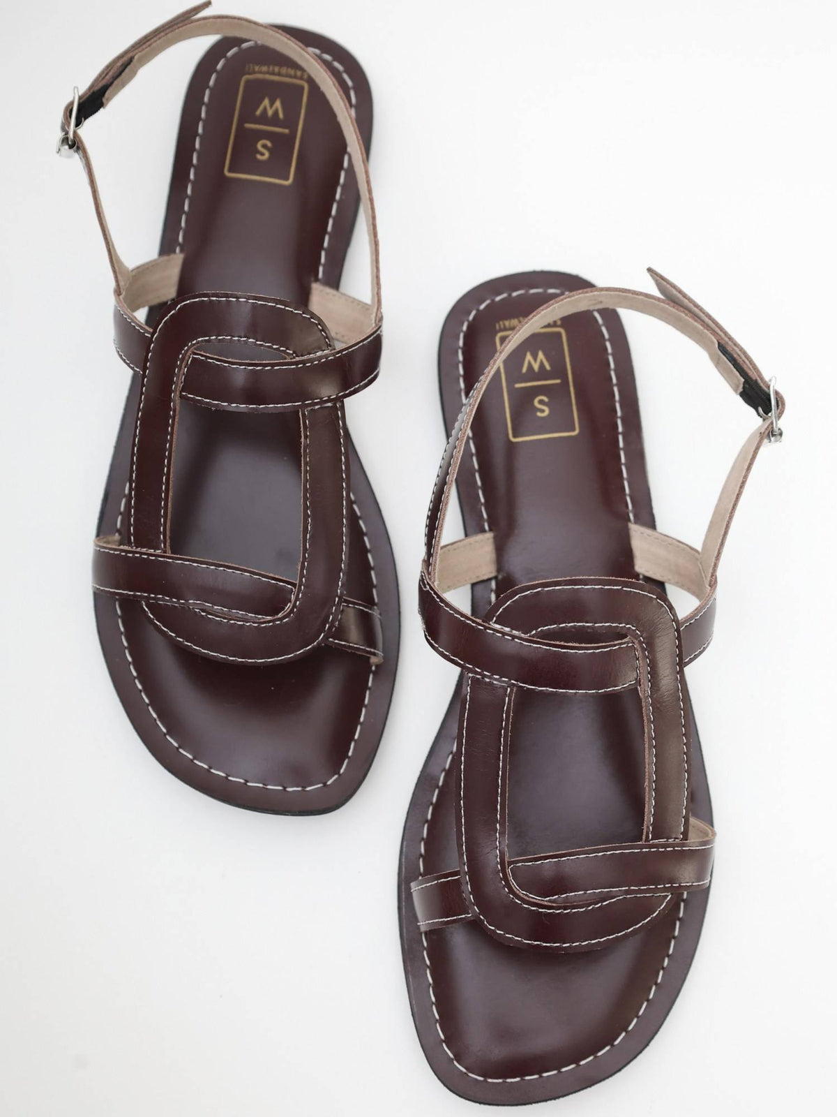 Women Brown Olga Sandals | SD89 - view 4