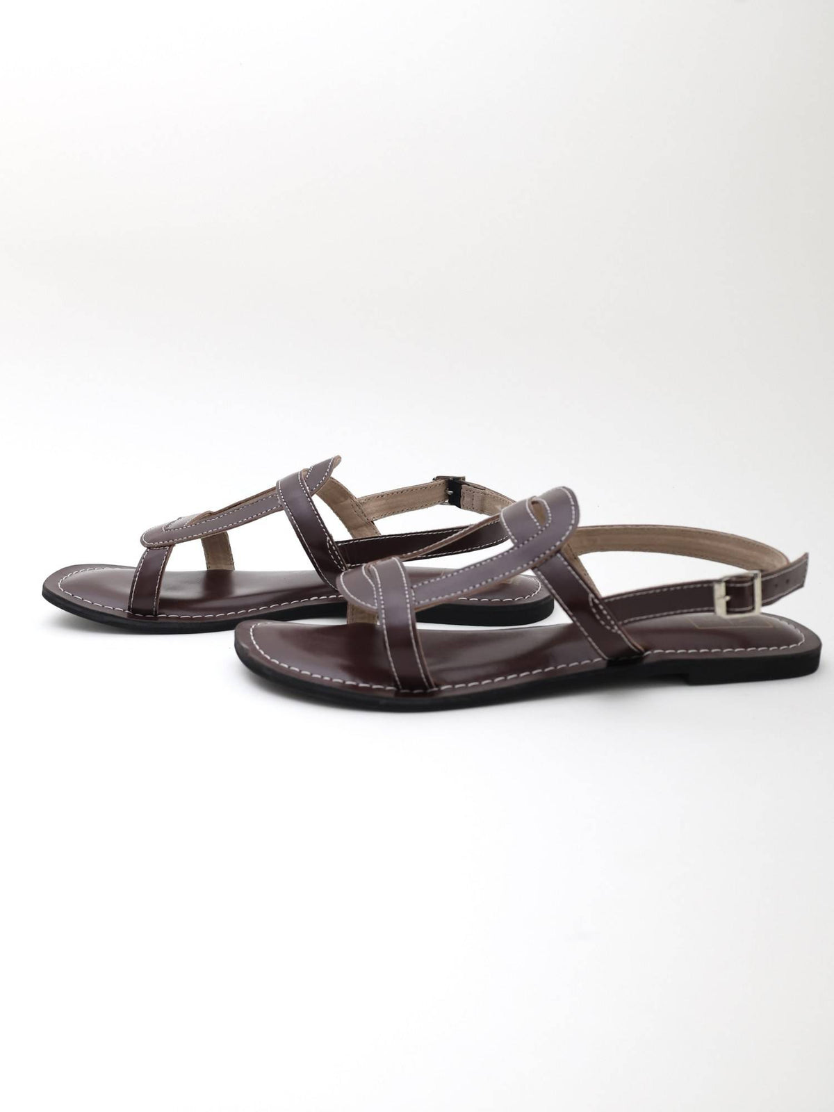 Women Brown Olga Sandals | SD89 - view 5