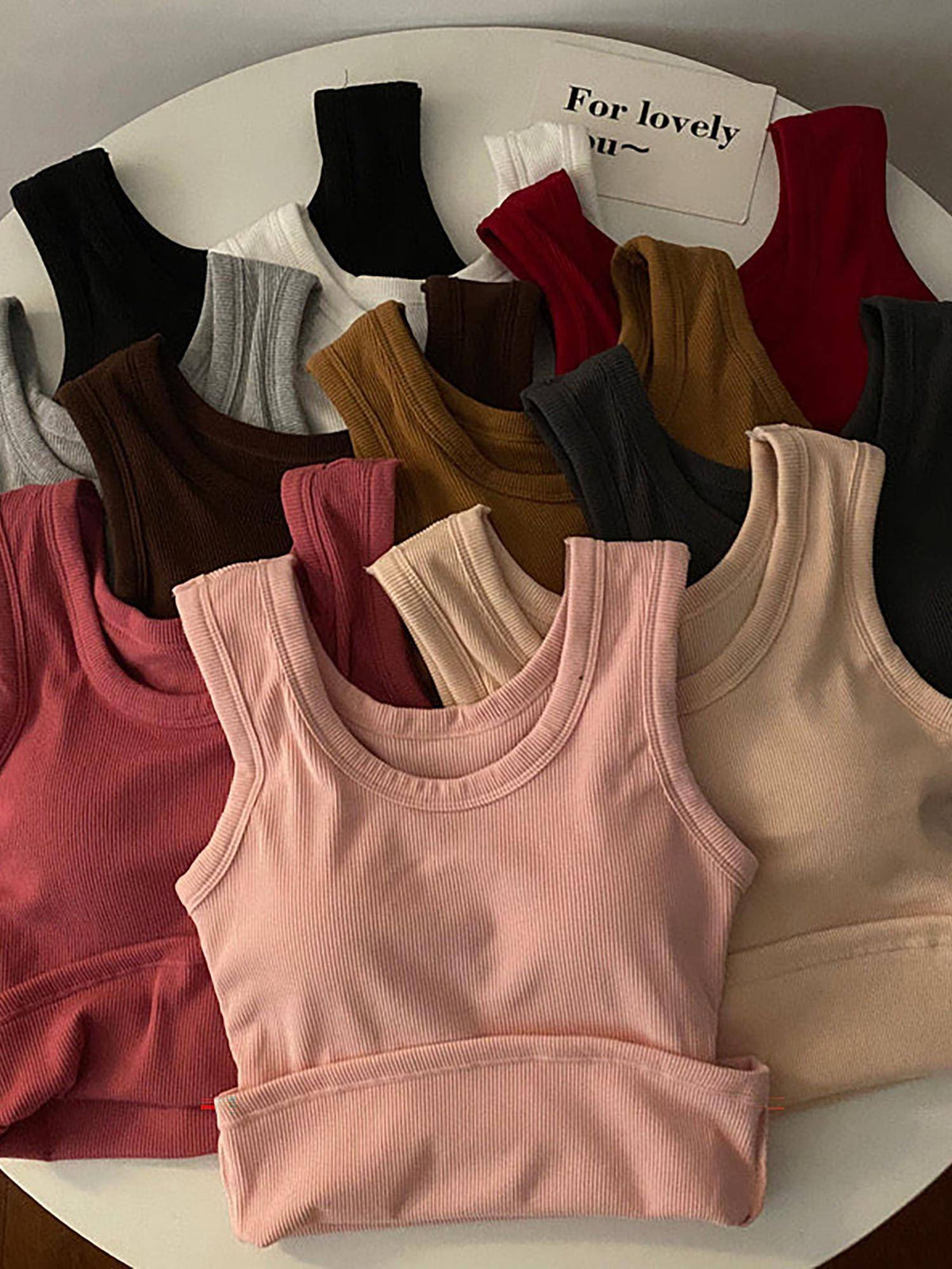 Pink Stormie Tank Top with Inbuilt Bra | TT98 - view 11