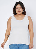 Navy Blue Plus Size Tank Top | TT98 - view 39