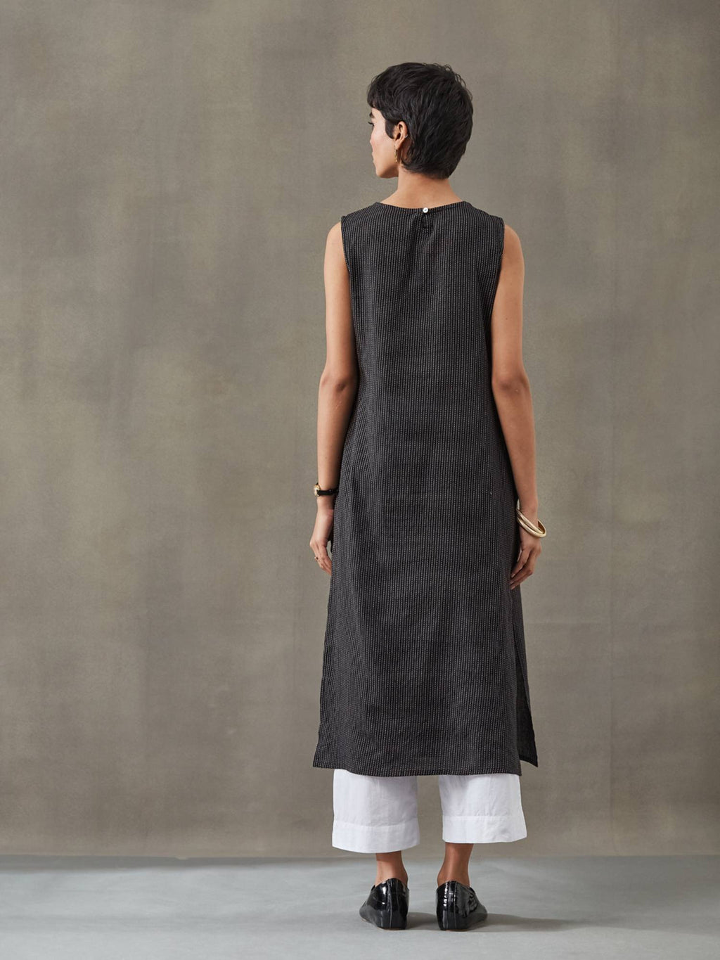 Women Cotton Thread Work Straight Kurt | KDG - view 10