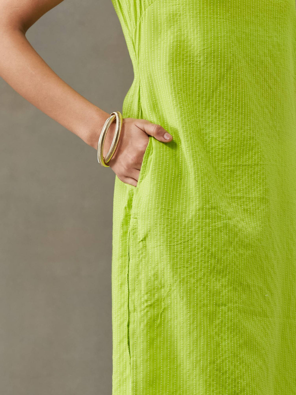 Women Cotton Thread Work Straight Kurt | KDG - view 29