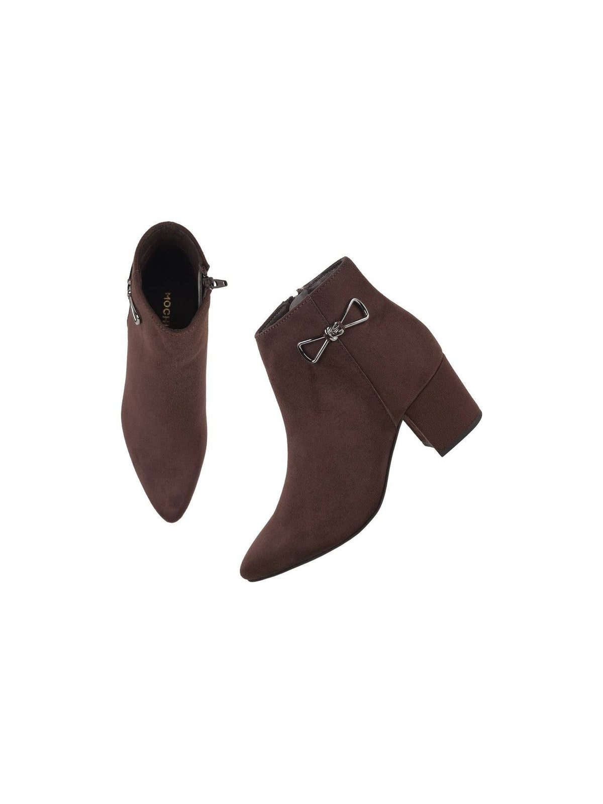 Women Brown Suede Casual Boots | BT61 - view 2