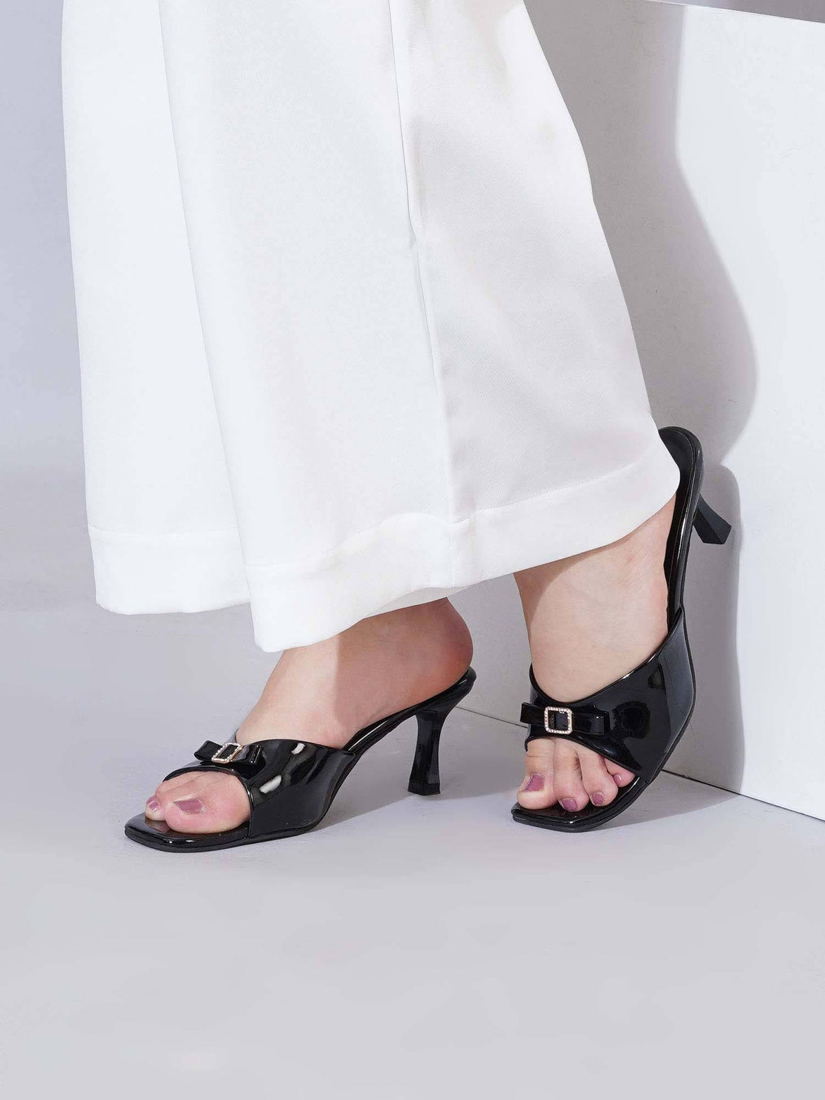 Elegant Cream Heel Sandals for Women and Girls | H78 - view 6