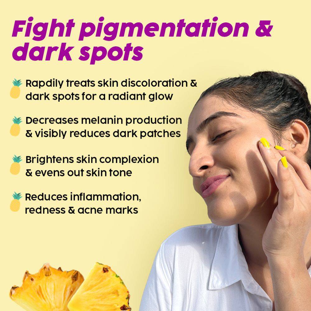 Glutathione Skin Glow 15 Effervescent Tablets And Pineapple Serum Combo | PL1 - view 2