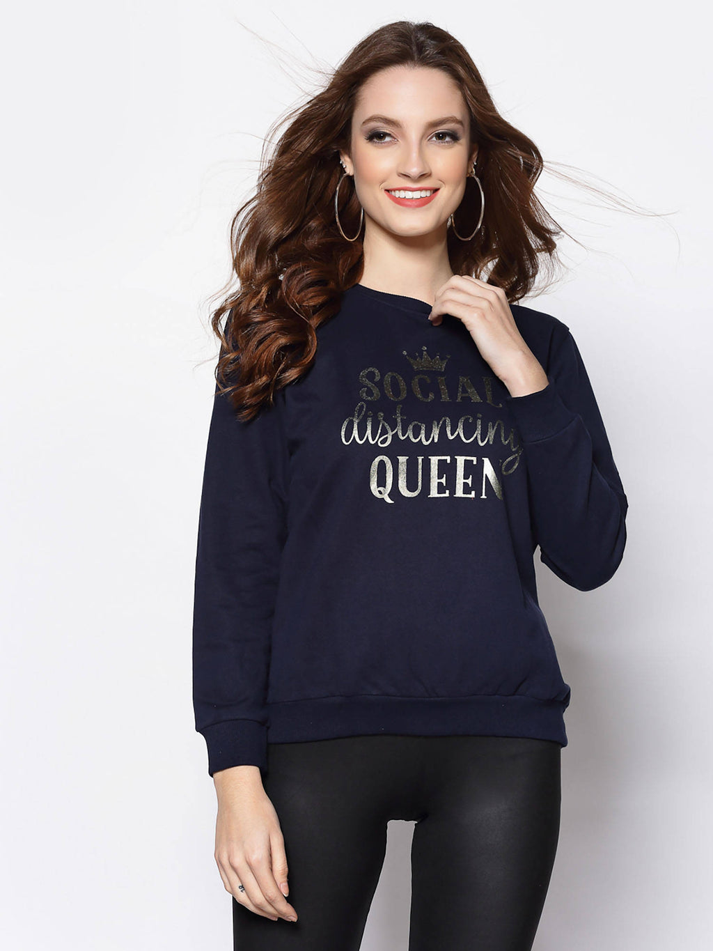 Pink Typography Printed Sweatshirt | SS90 - view 11