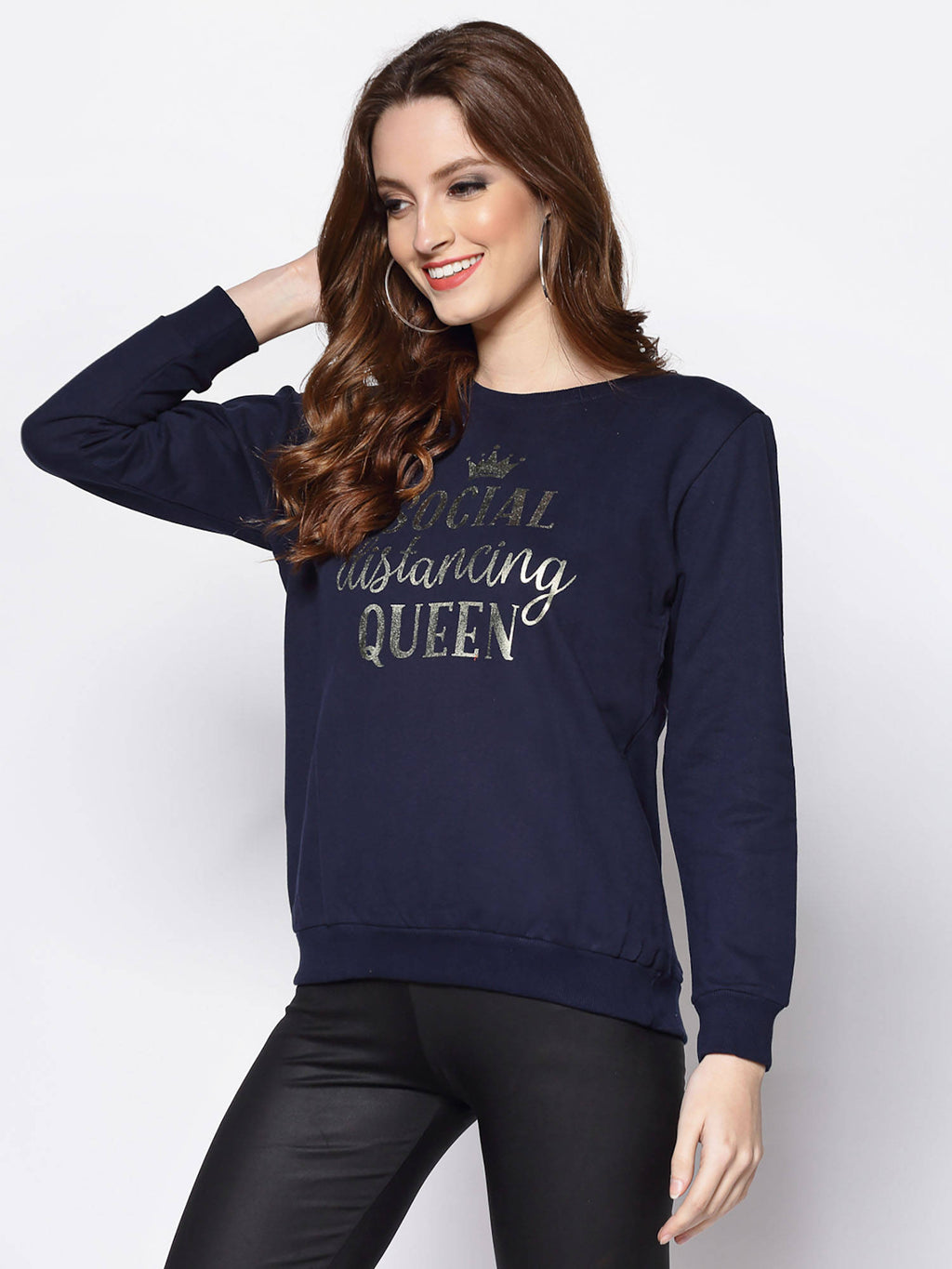 Pink Typography Printed Sweatshirt | SS90 - view 12