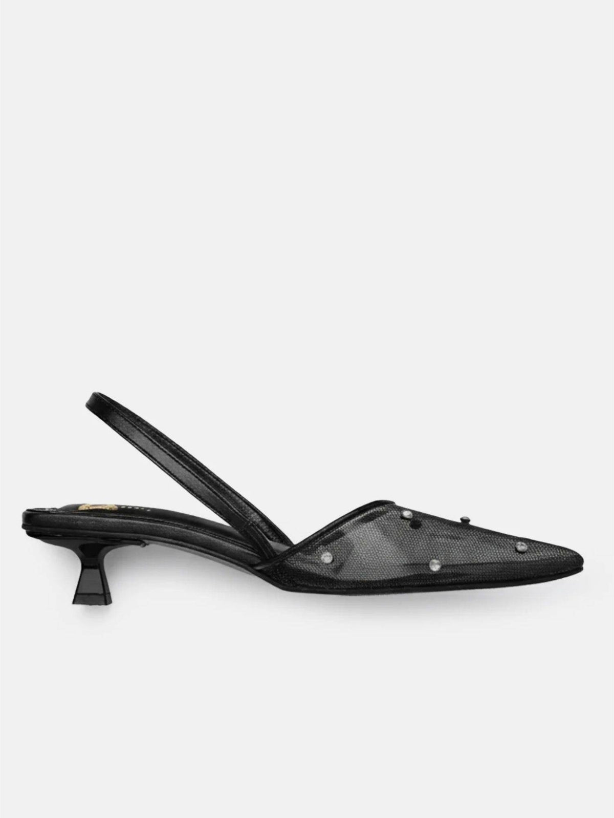 Women Black CAPPICCINO Kitten Heels | H78 - view 3
