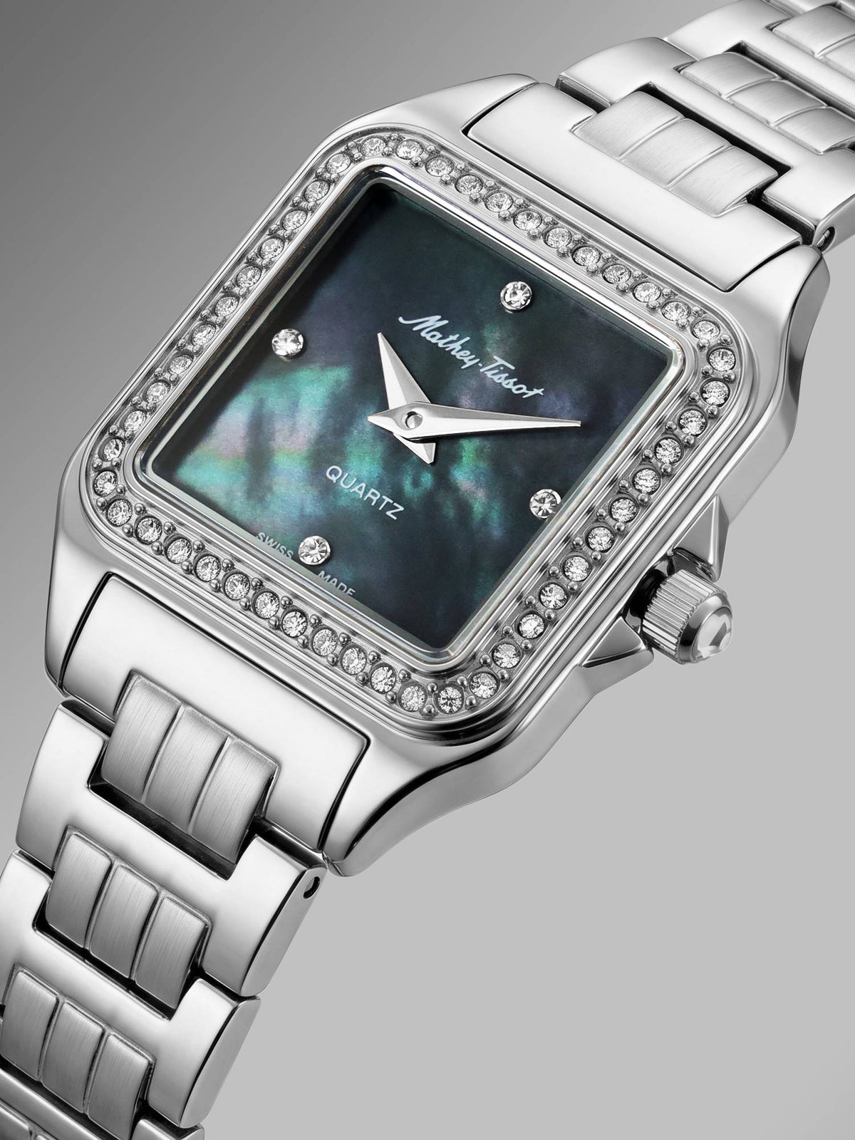 Bella Stainless Steel Green Dial Watch For Women -D971AQN (Medium) | W92 - view 2