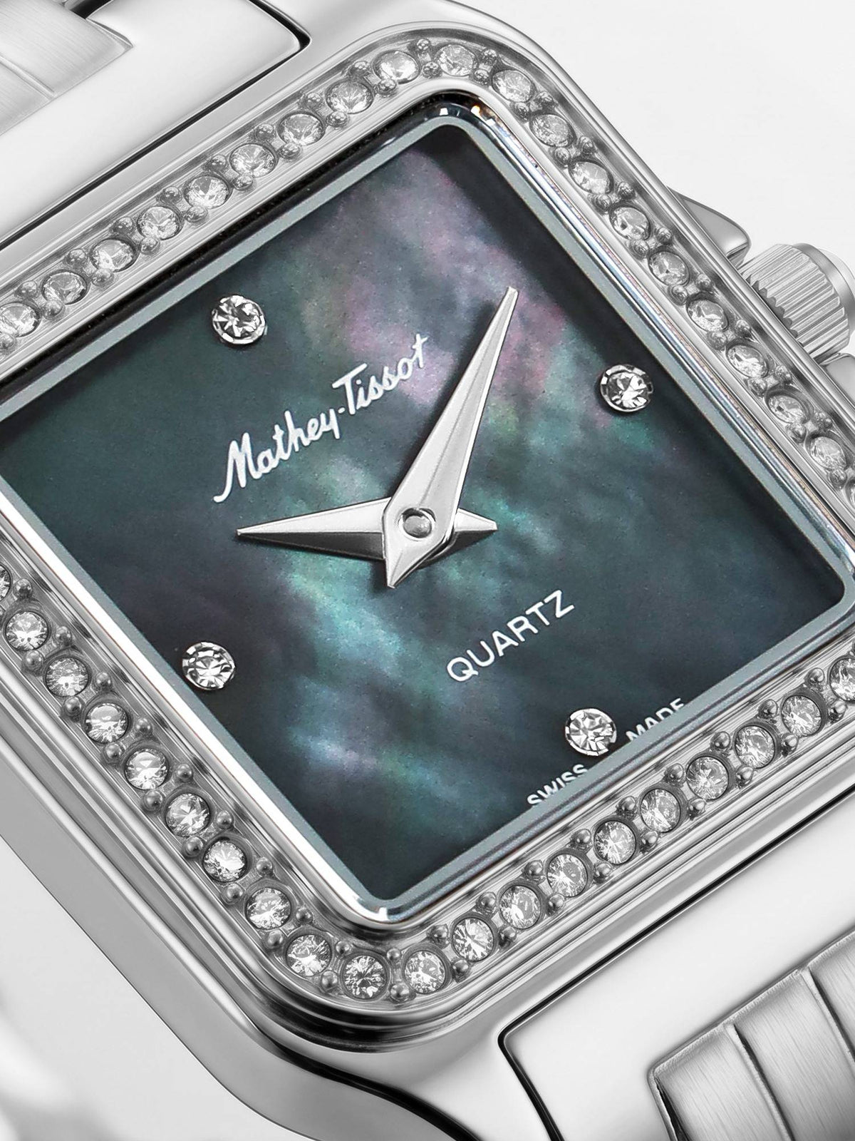 Bella Stainless Steel Green Dial Watch For Women -D971AQN (Medium) | W92 - view 3