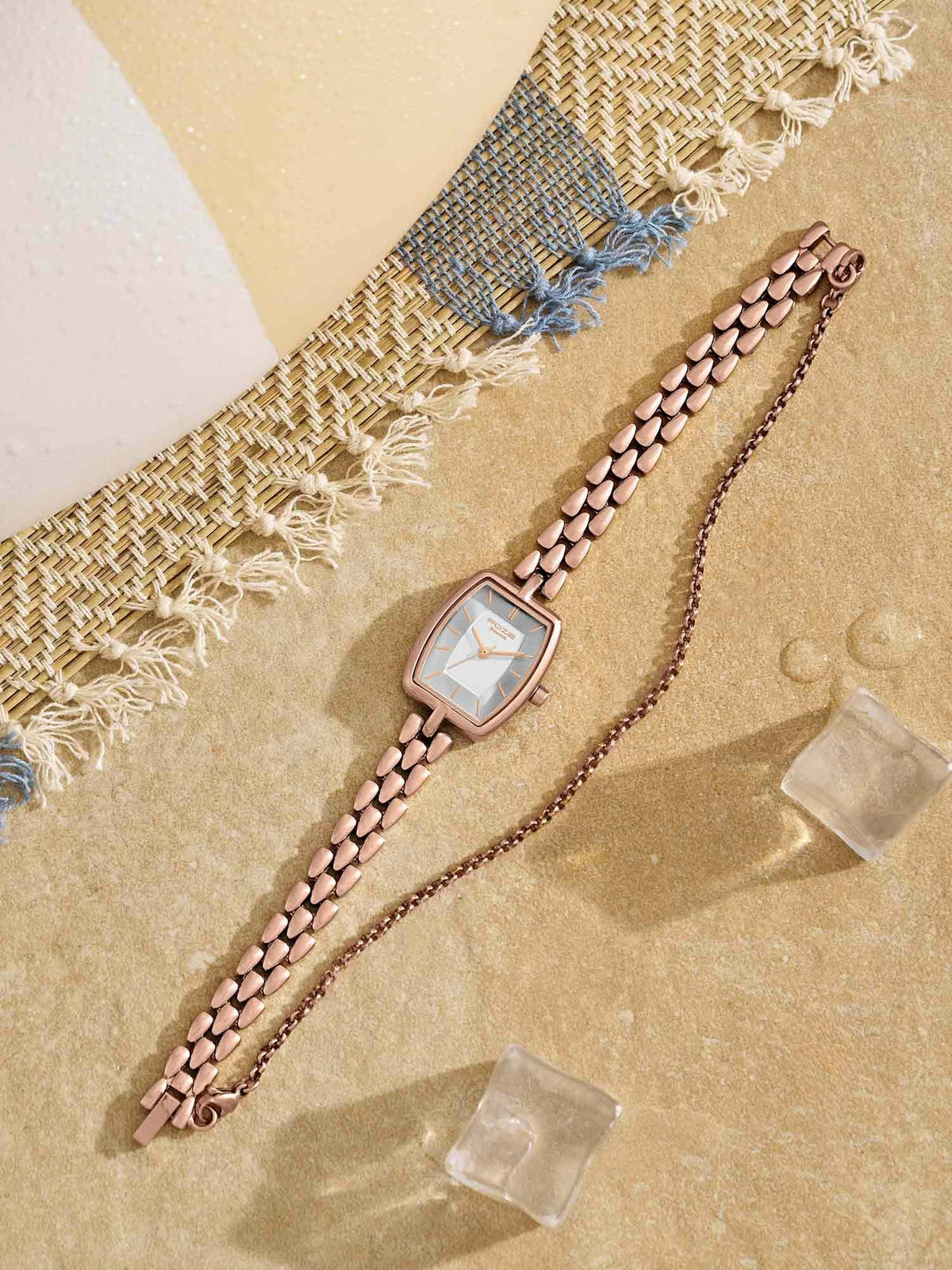Poze 9.2 Alloy Silver Dial Watch and Bracelet For Women -SP80198WM01W (Medium) | W92 - view 2