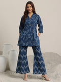 Libas Indigo Printed Cotton Co-Ord sets CO87