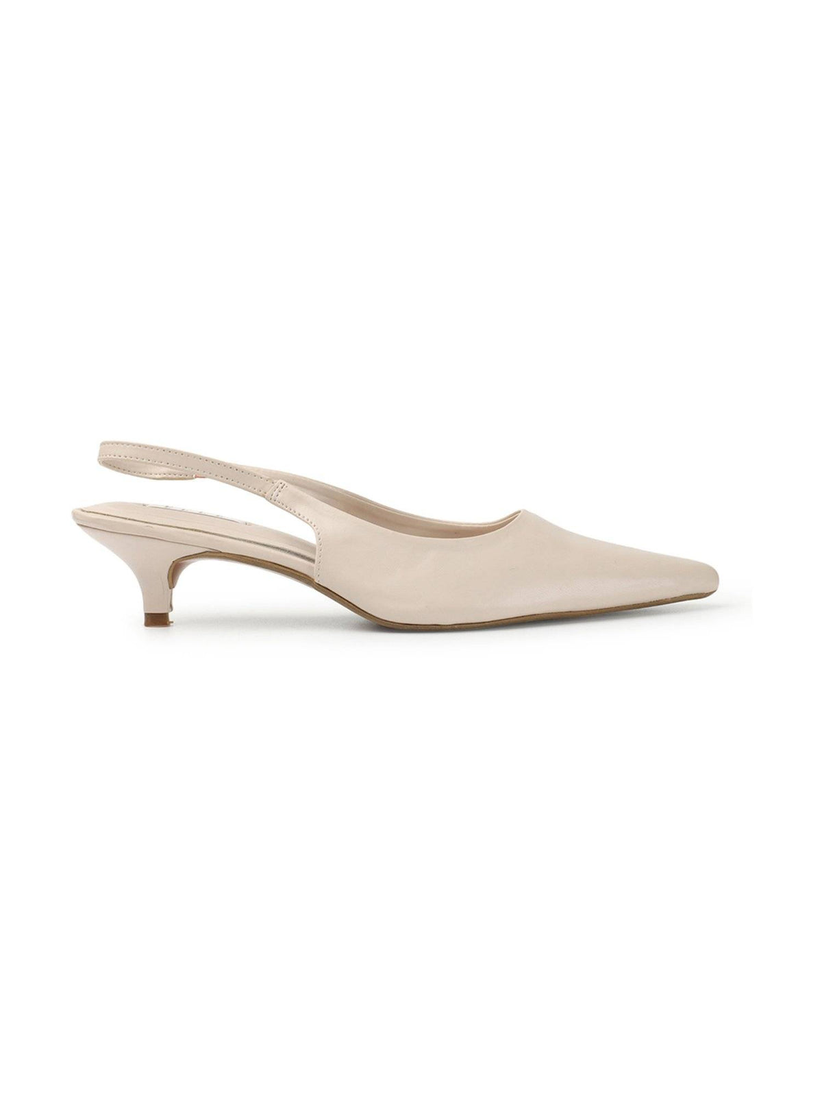 Cream Women Solid Mules | H78 - view 6