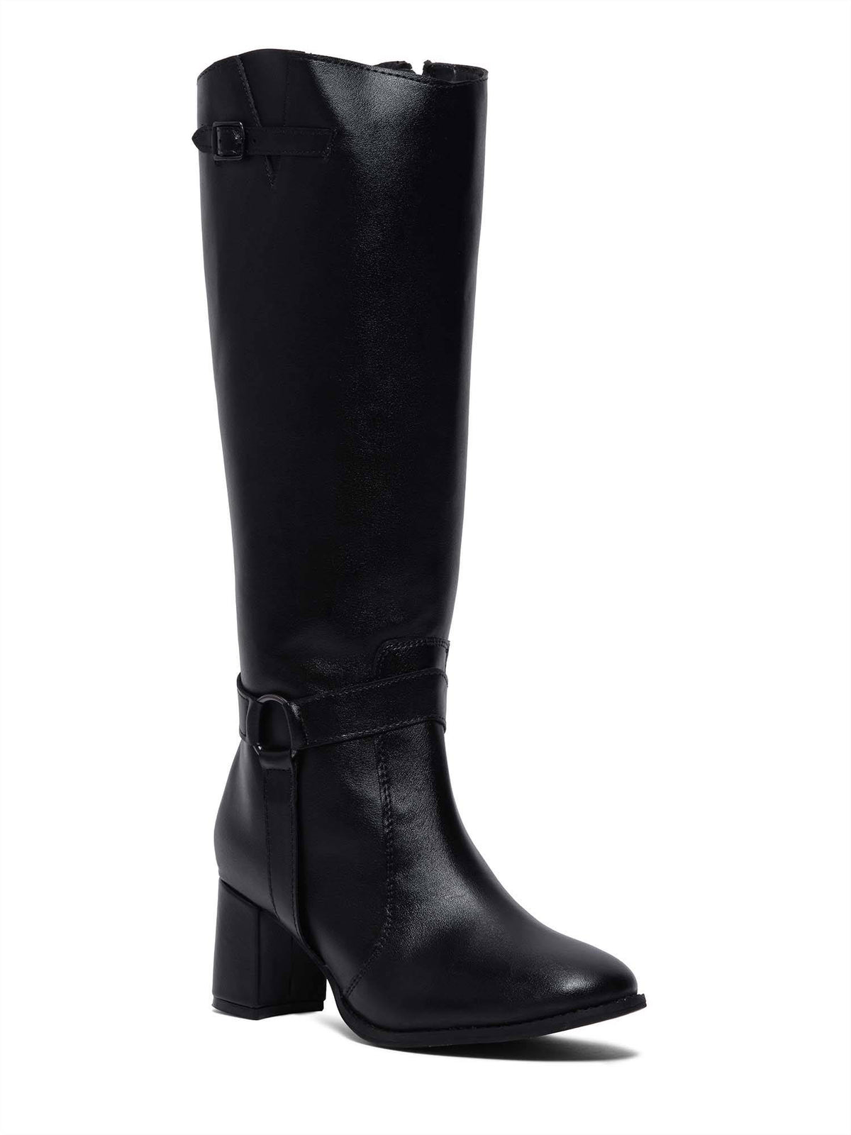 Women Maxene Black Casual Boots | BT61 - view 3