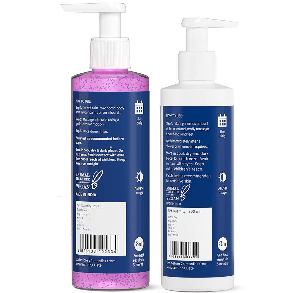 5% Niacinamide Body Wash + 5% Lactic Acid Body Lotion For Strawberry Legs | BWS9 - view 10