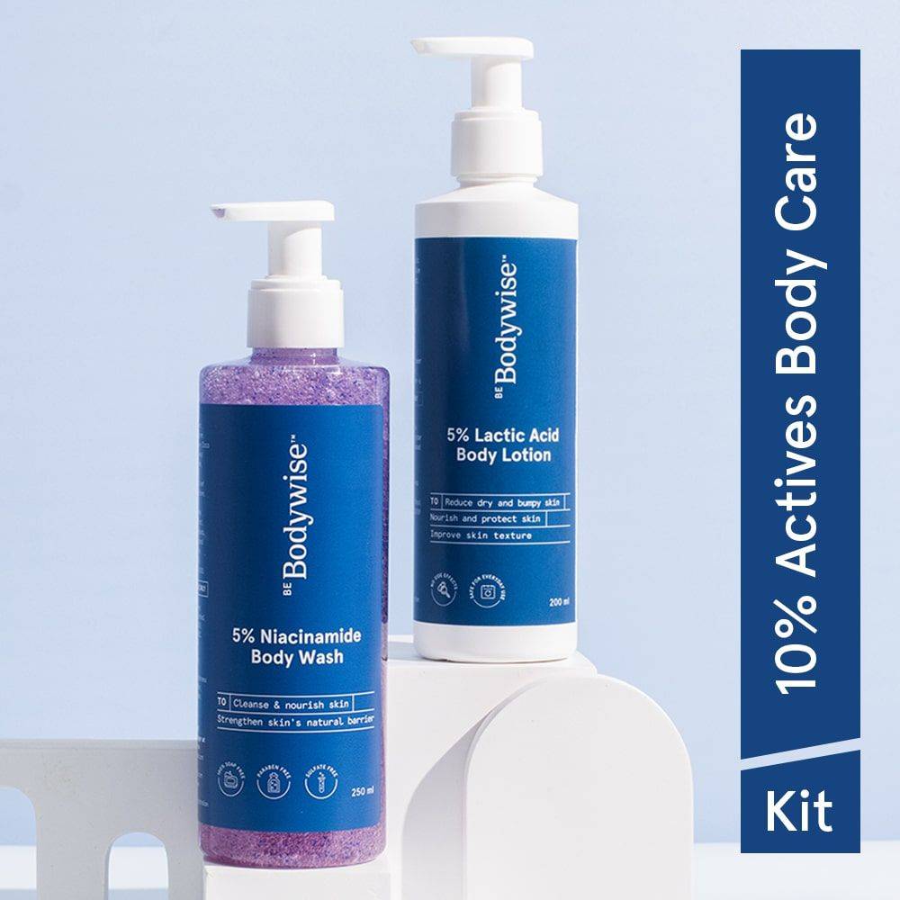5% Niacinamide Body Wash + 5% Lactic Acid Body Lotion For Strawberry Legs | BWS9 - view 1
