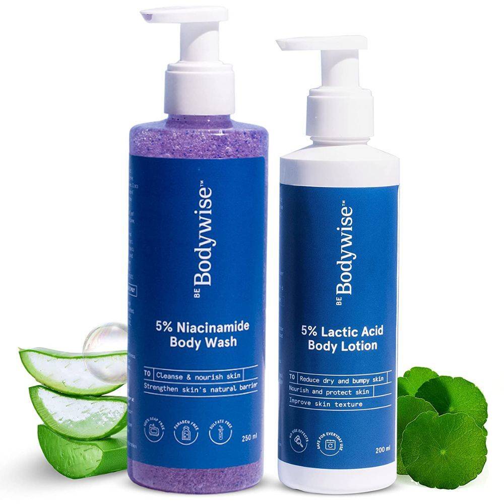 5% Niacinamide Body Wash + 5% Lactic Acid Body Lotion For Strawberry Legs | BWS9 - view 2