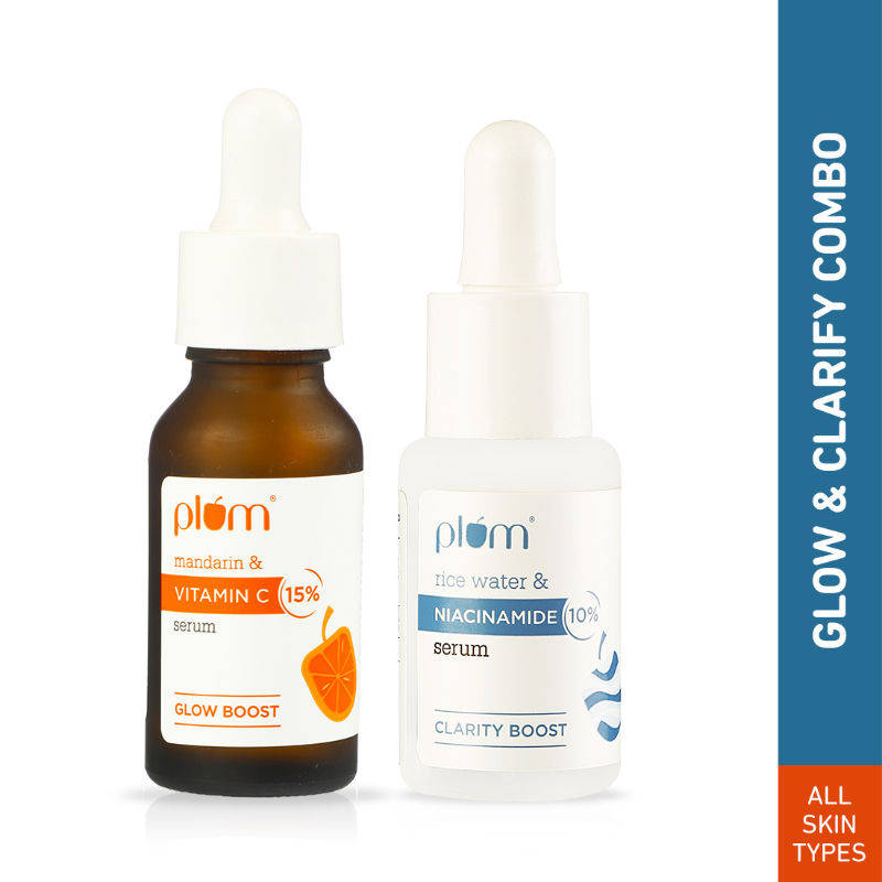 Glow & Clarify Serum Combo - 15% Vitamin C Face Serum + 10% Niacinamide Face Serum | Z8 - view 1