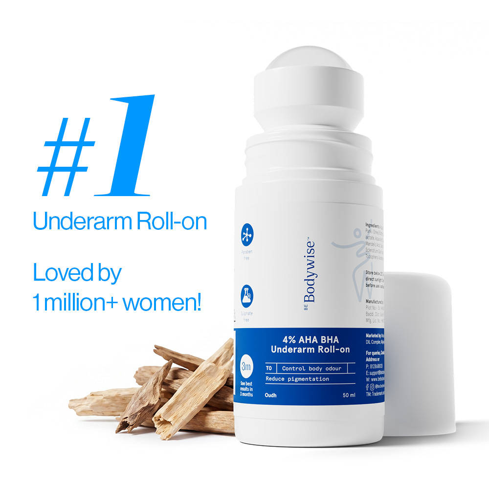 4% AHA BHA Underarm Roll On - Honey Oudh | BWS9 - view 1