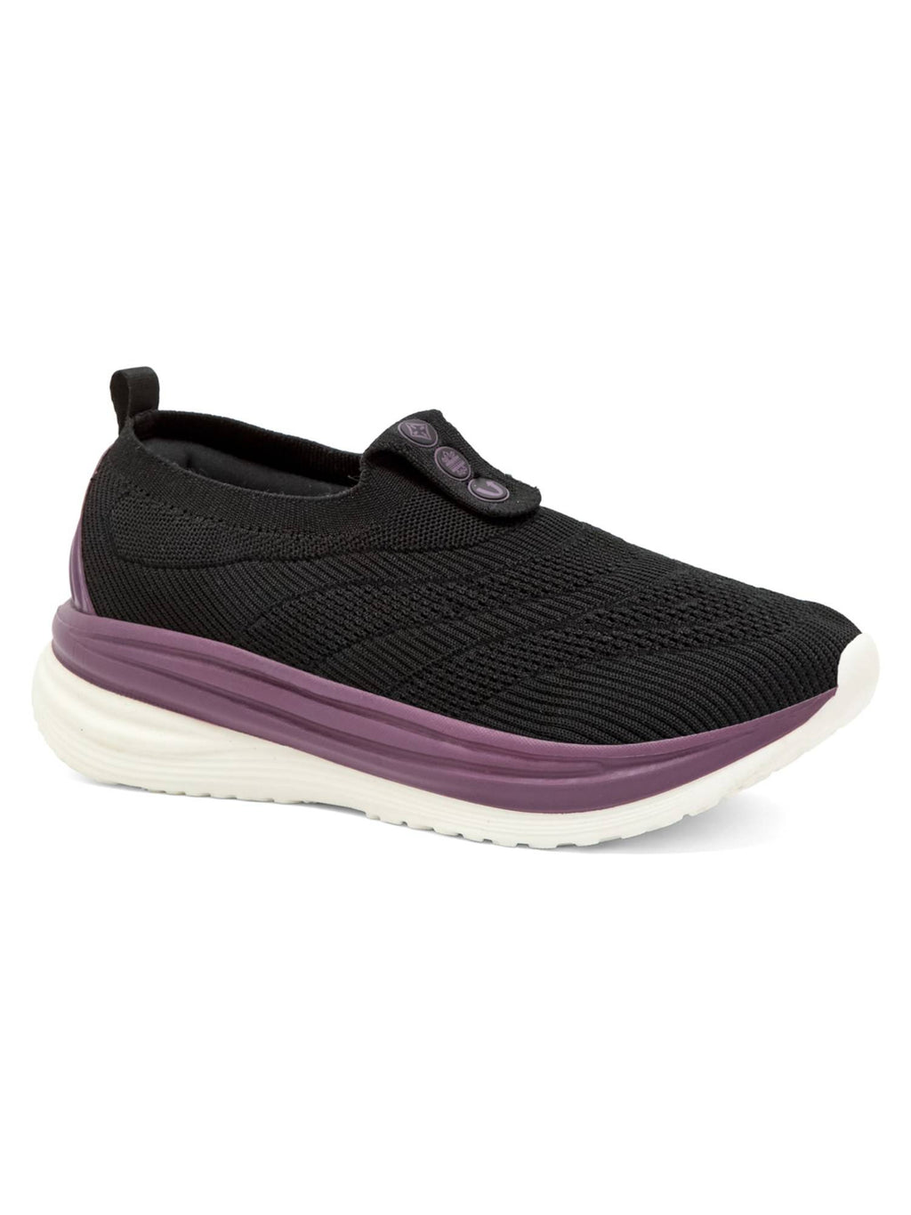 GLIMO Women Black Walking Shoes | SH9 - view 4