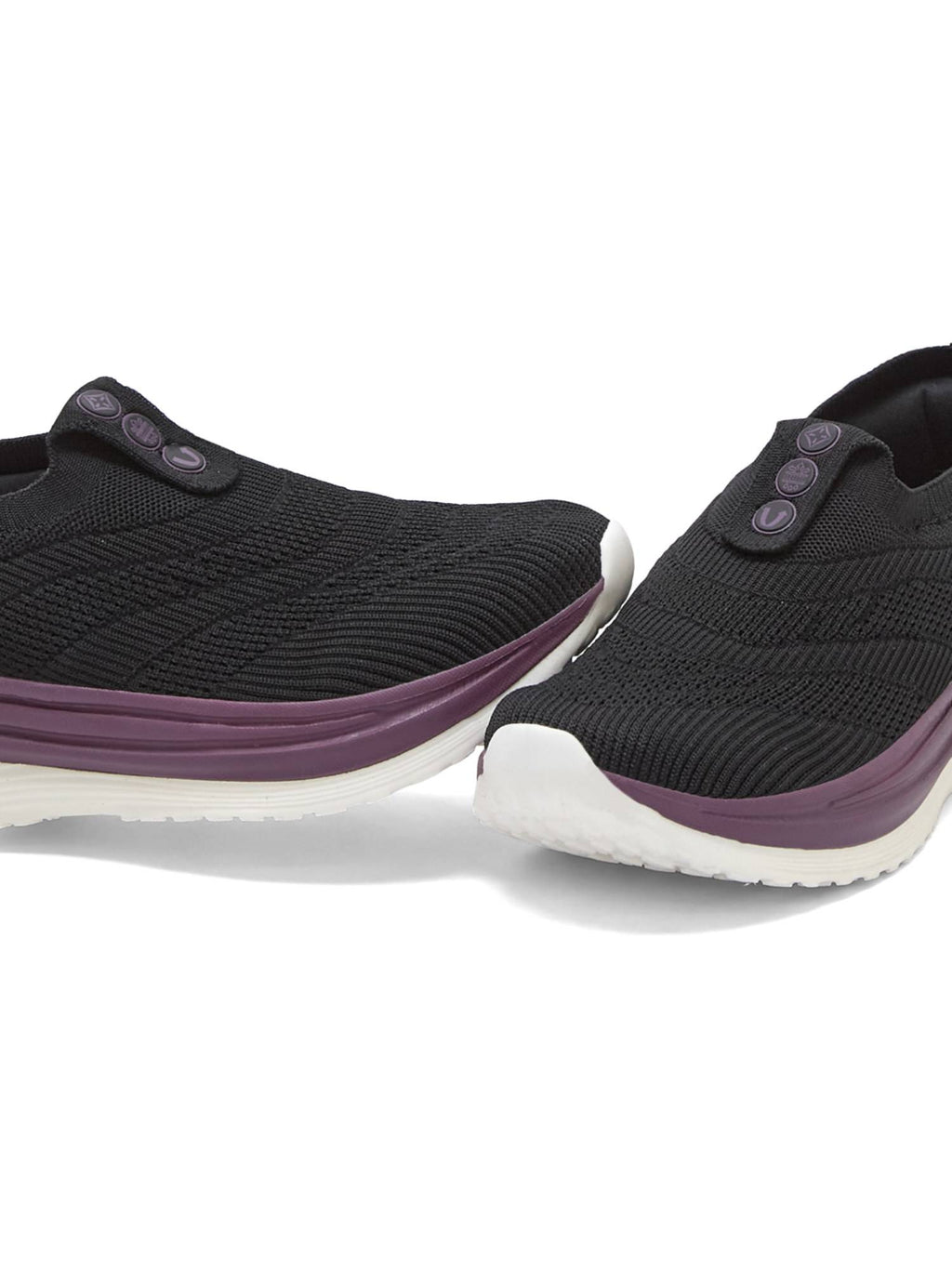 GLIMO Women Black Walking Shoes | SH9 - view 6