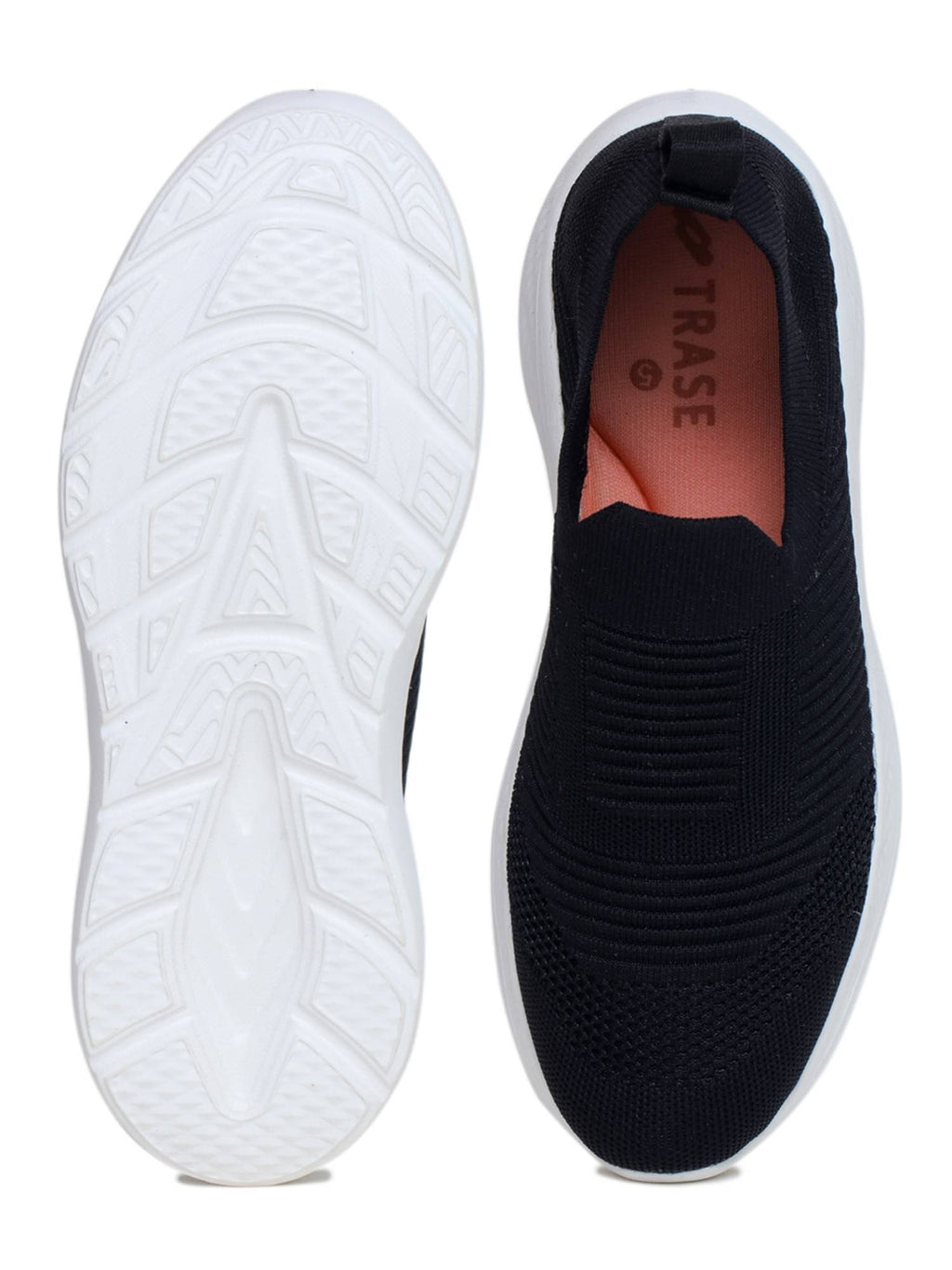 Black Walking Shoes for Women | SH9 - view 4