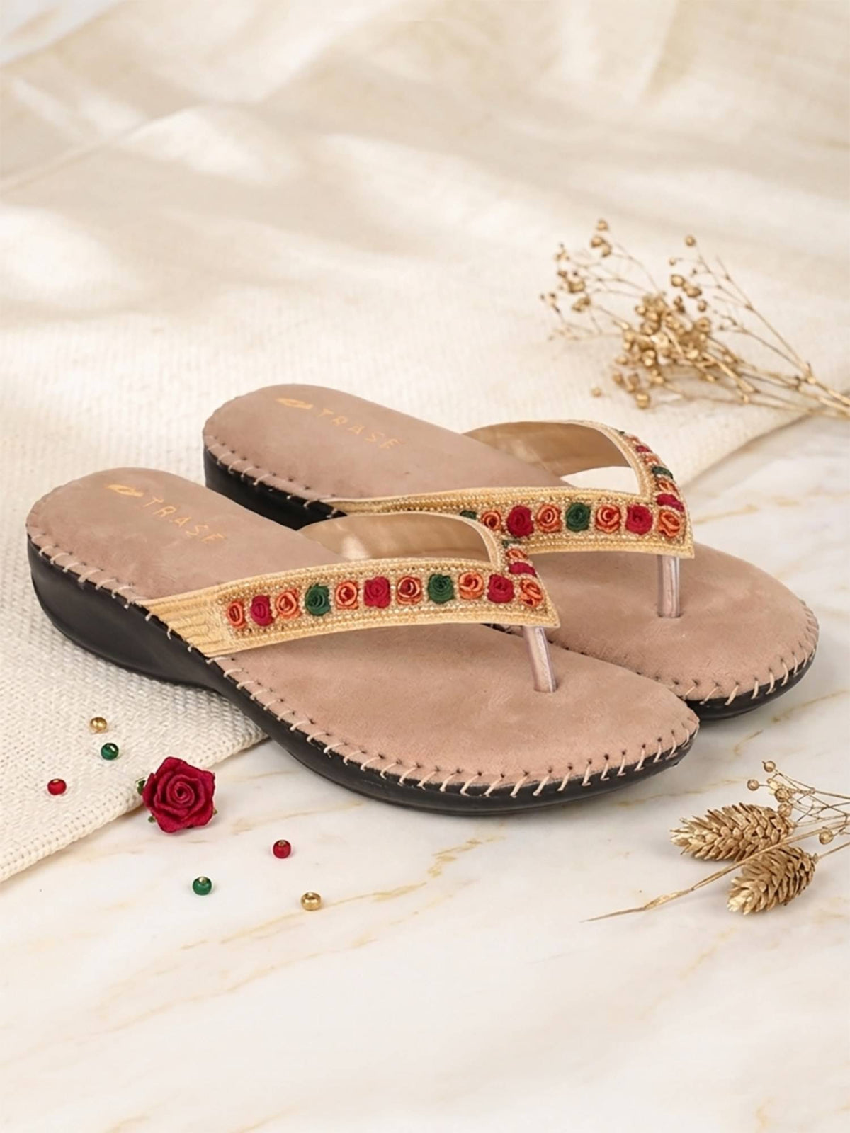 Women Tan Soft Ortho Sandals | SD89 - view 9