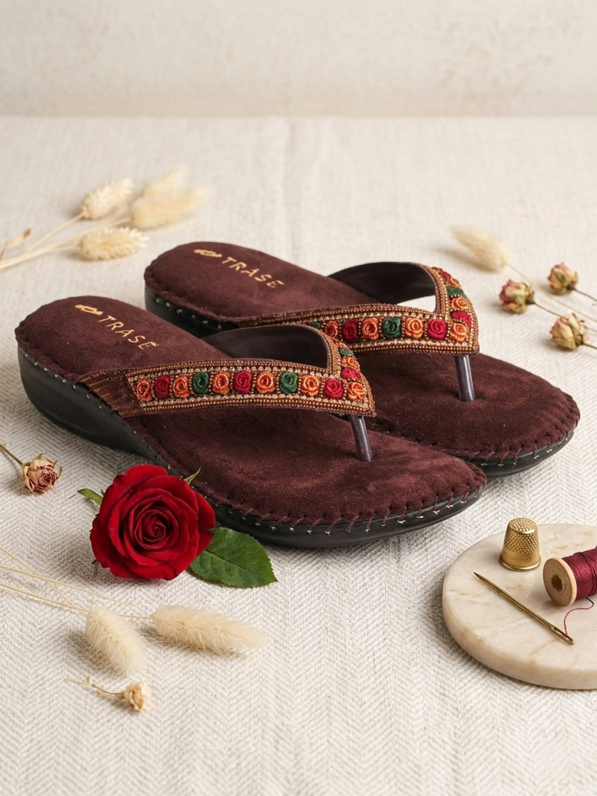 Women Tan Soft Ortho Sandals | SD89 - view 41