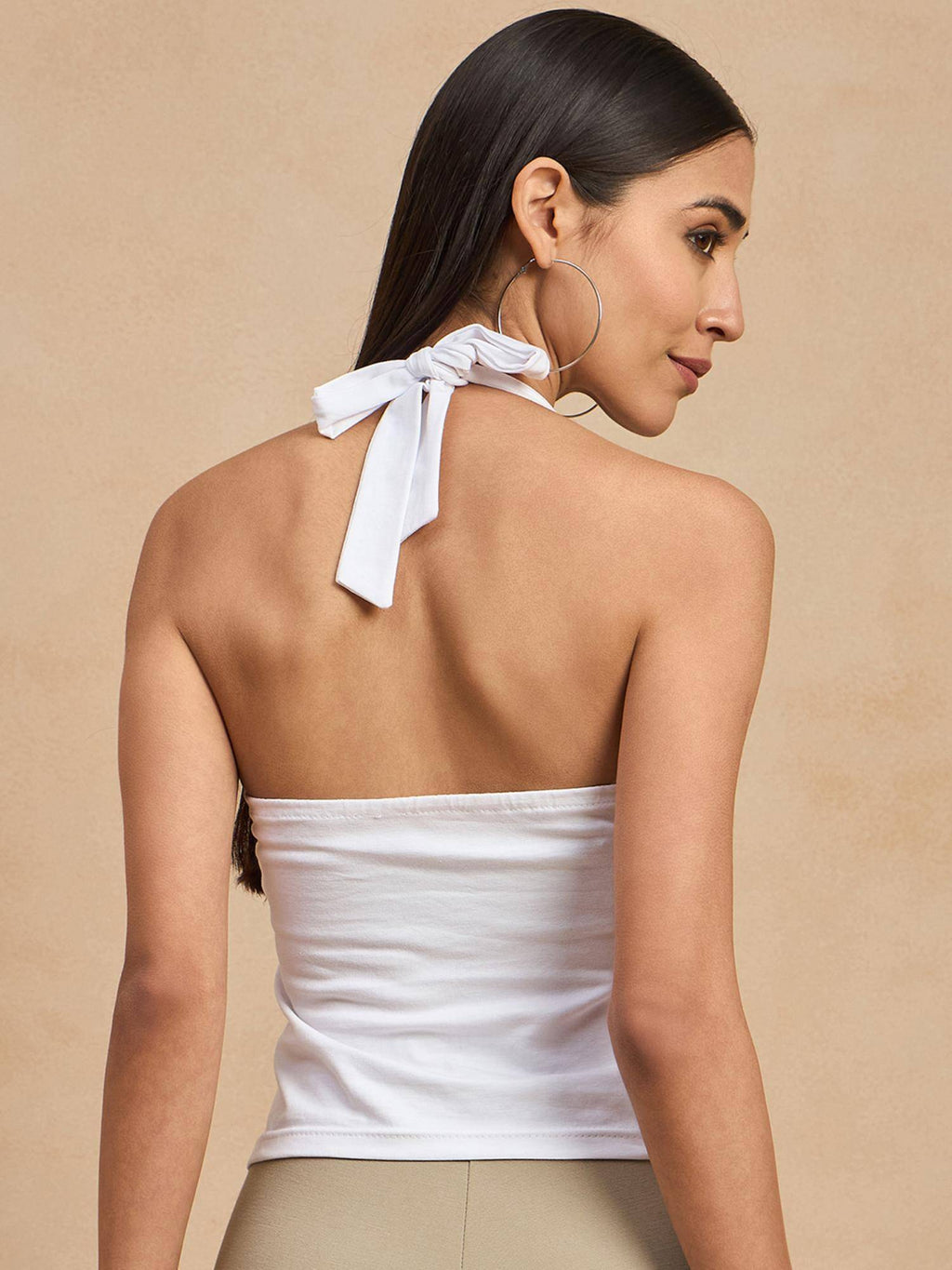 Halter Neck Tie Up Top | HT67 - view 4