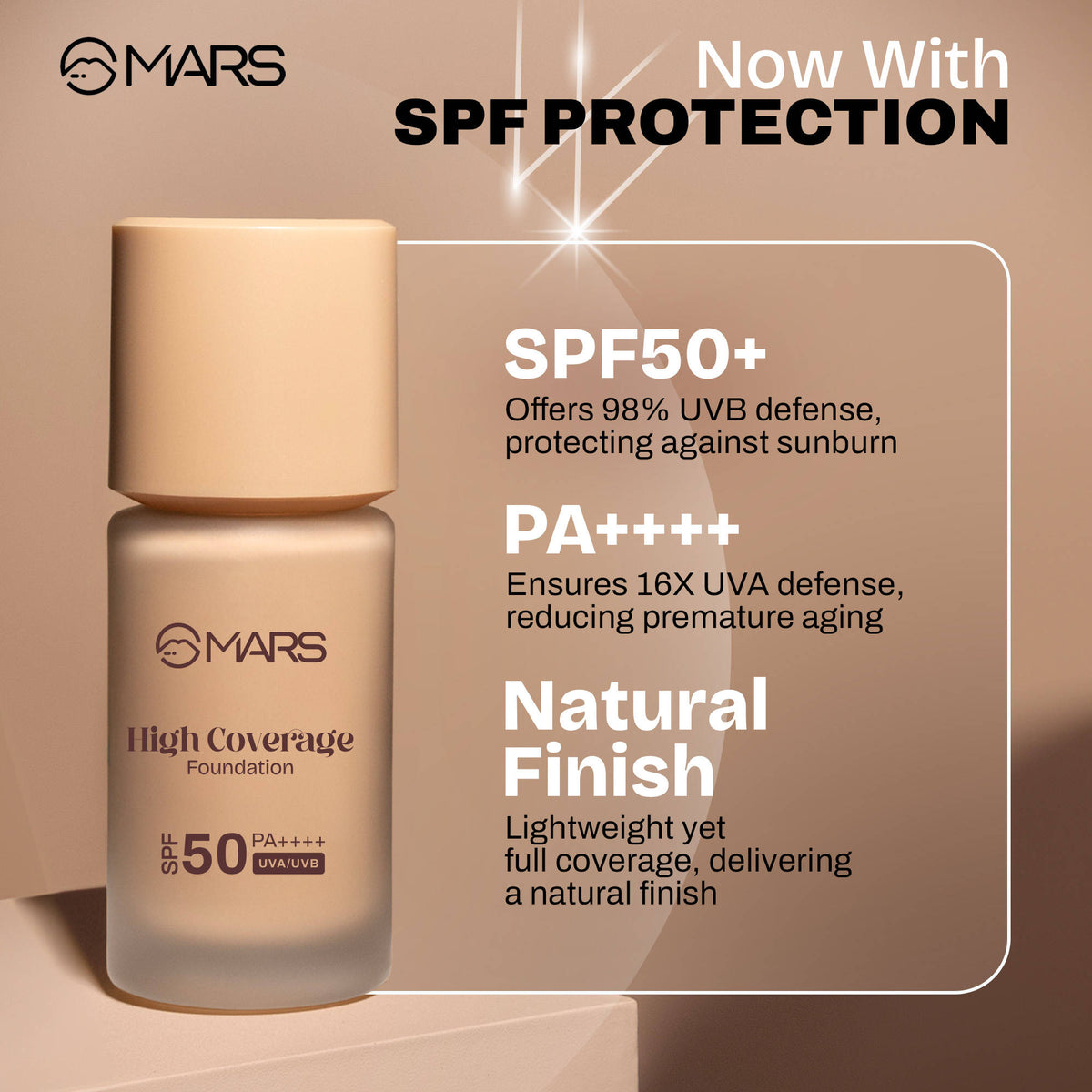 SPF50 PA++++ High Coverage Liquid Foundation | F14 - view 3