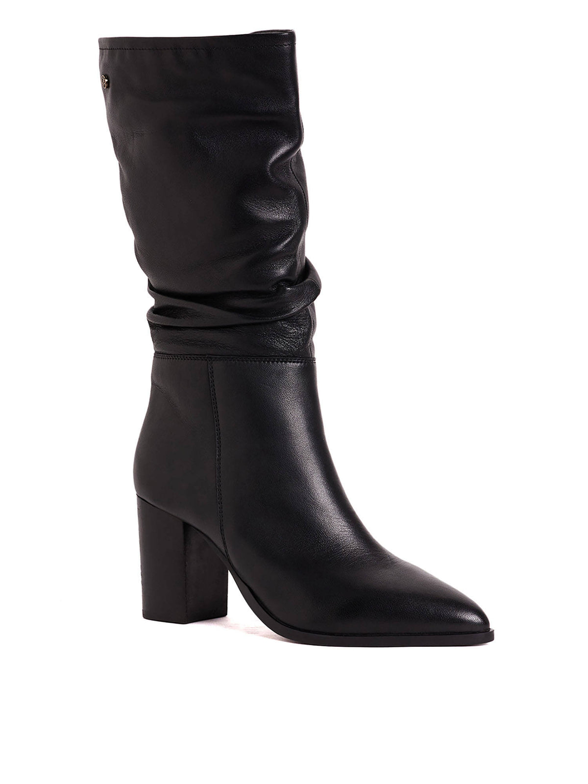 Vivinne Leather Solid Long Boots-Black | BT61 - view 2