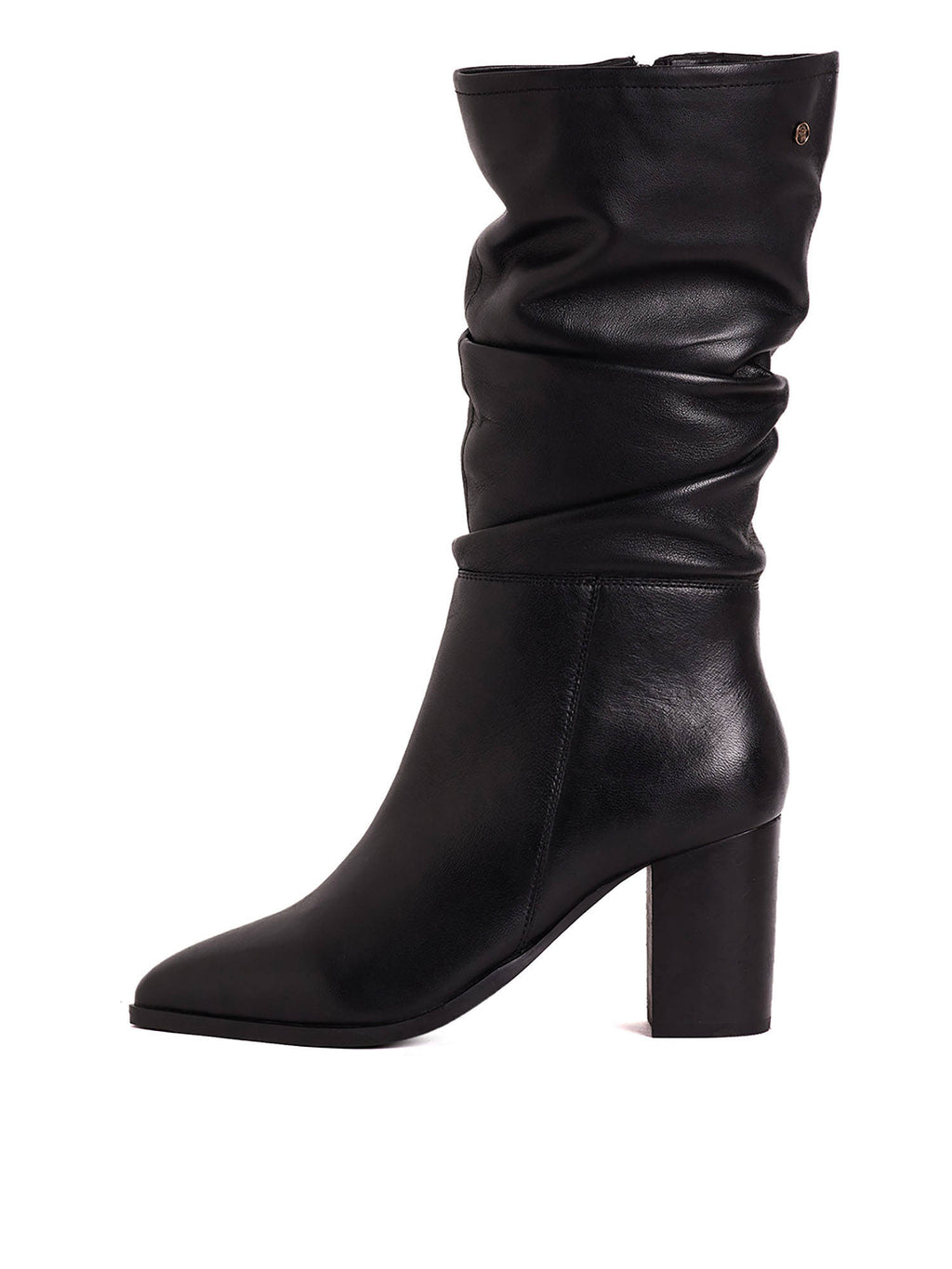 Vivinne Leather Solid Long Boots-Black | BT61 - view 4