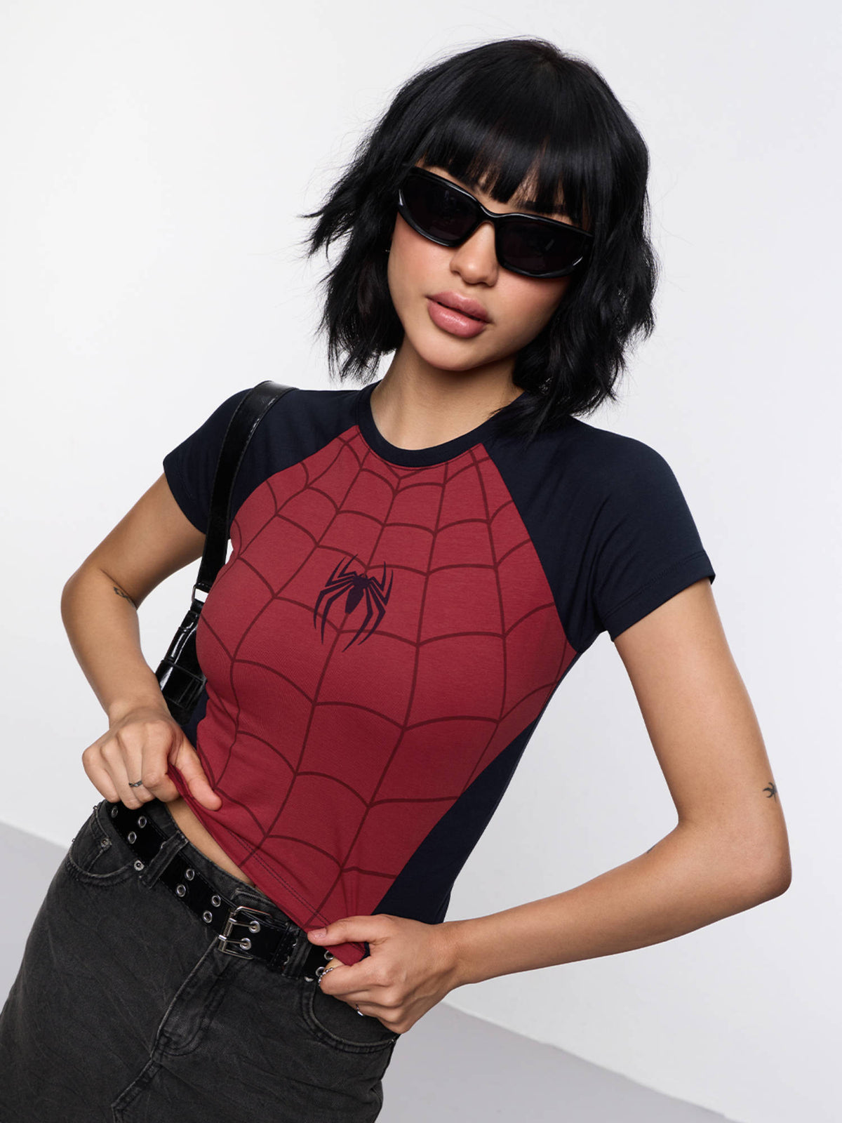 Official Marvel Spider-Man: MJ Women Knit Crop Top | CT61 - view 3
