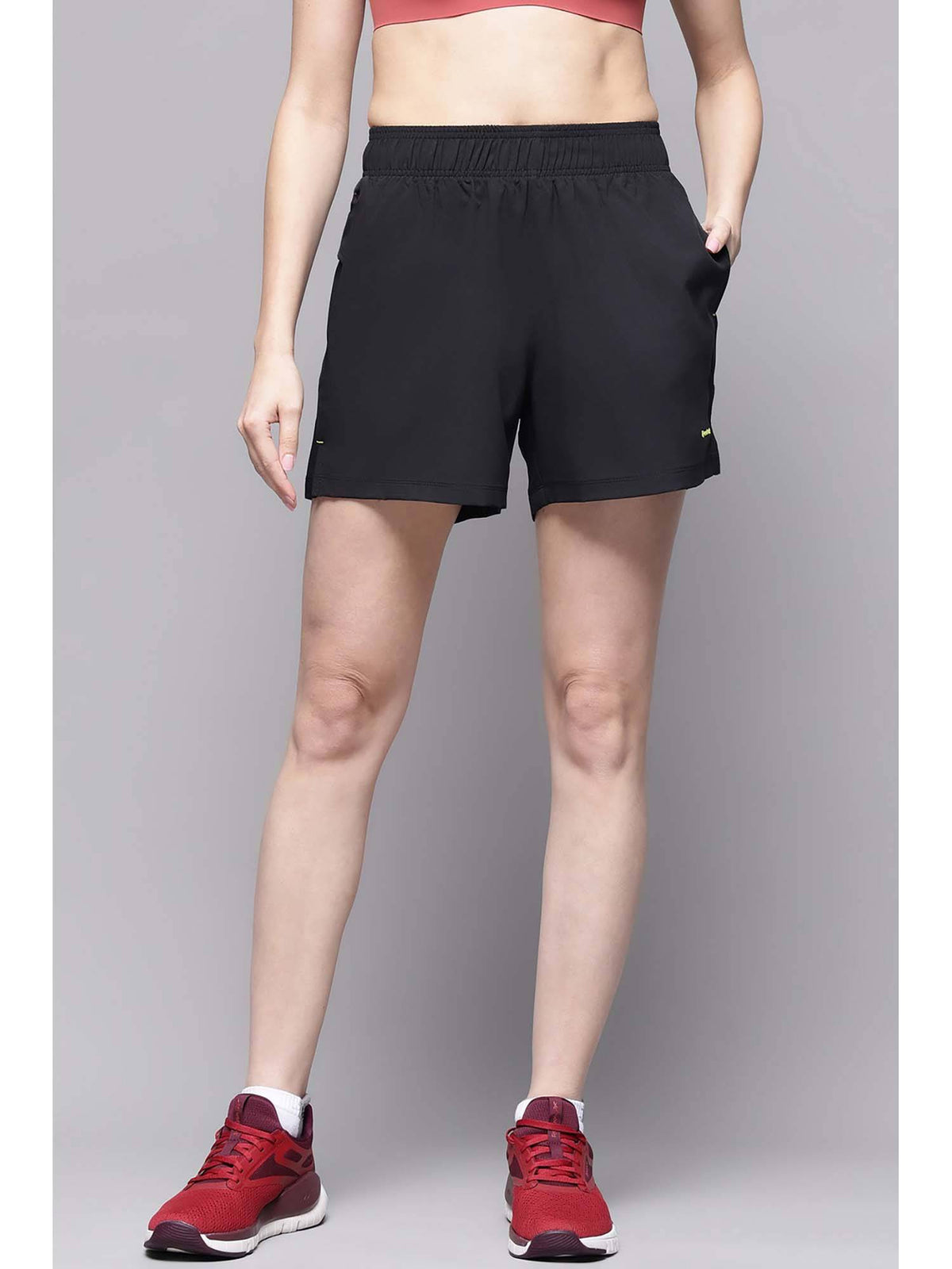 Women Black Shorts - view 1