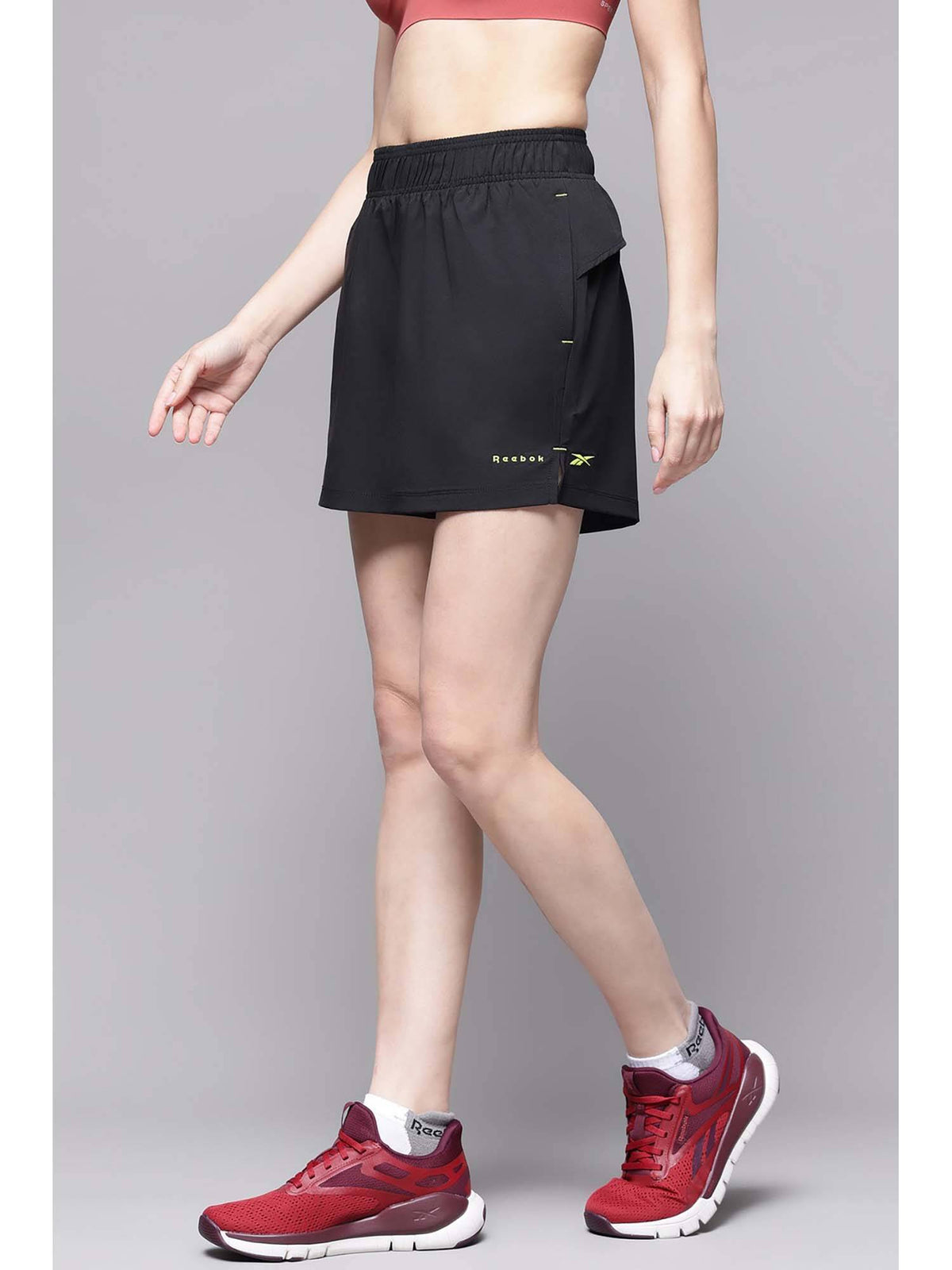 Women Black Shorts - view 2