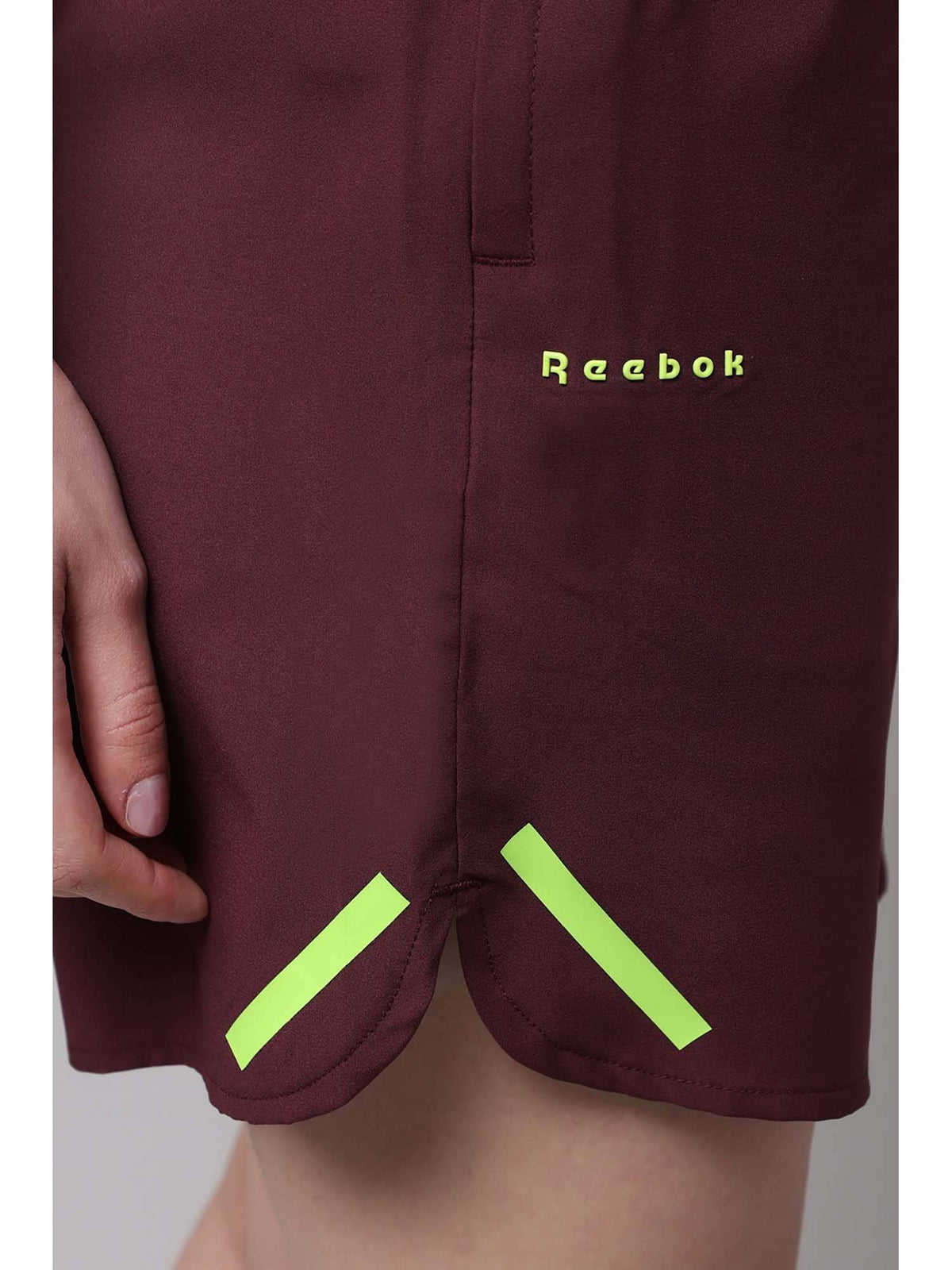 Women Maroon Shorts - view 6