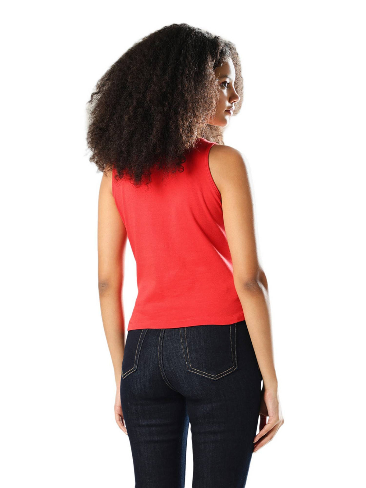 Women Typographic Slim Fit Red Top | HT67 - view 7
