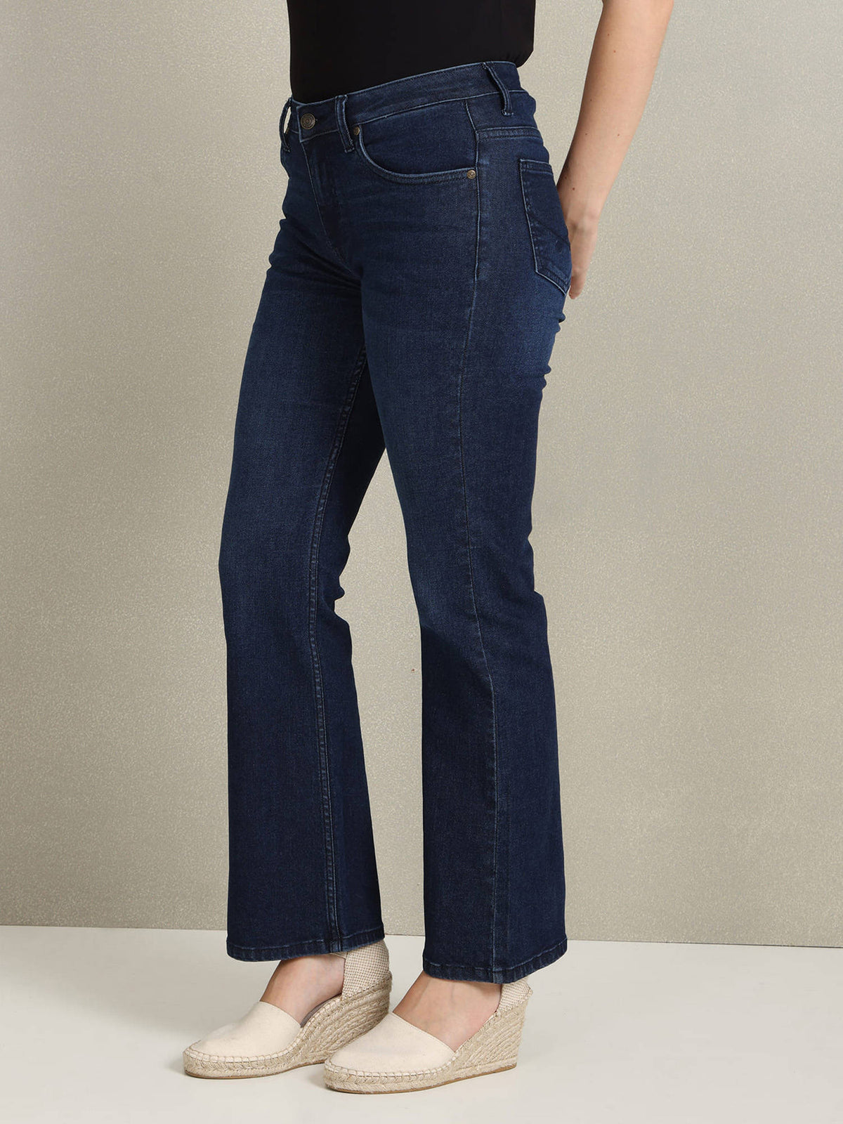 Dark Wash Bootcut Jeans | BT10 - view 4