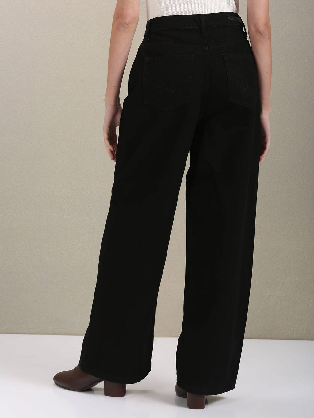Wide Leg High Rise Jeans | WL90 - view 5